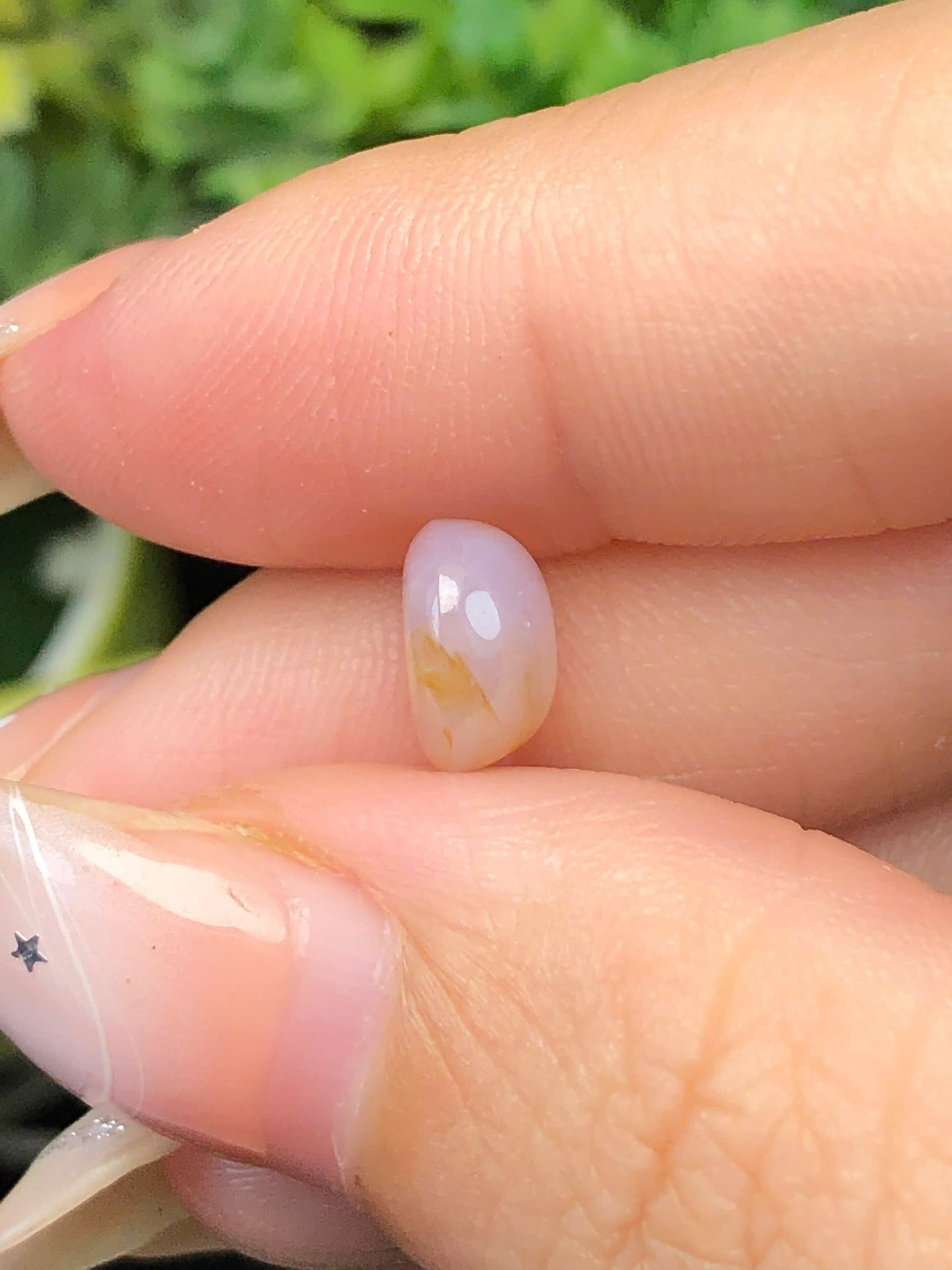Natural light purple sapphire cacbochon LụcYên 2,88ct_140123HG