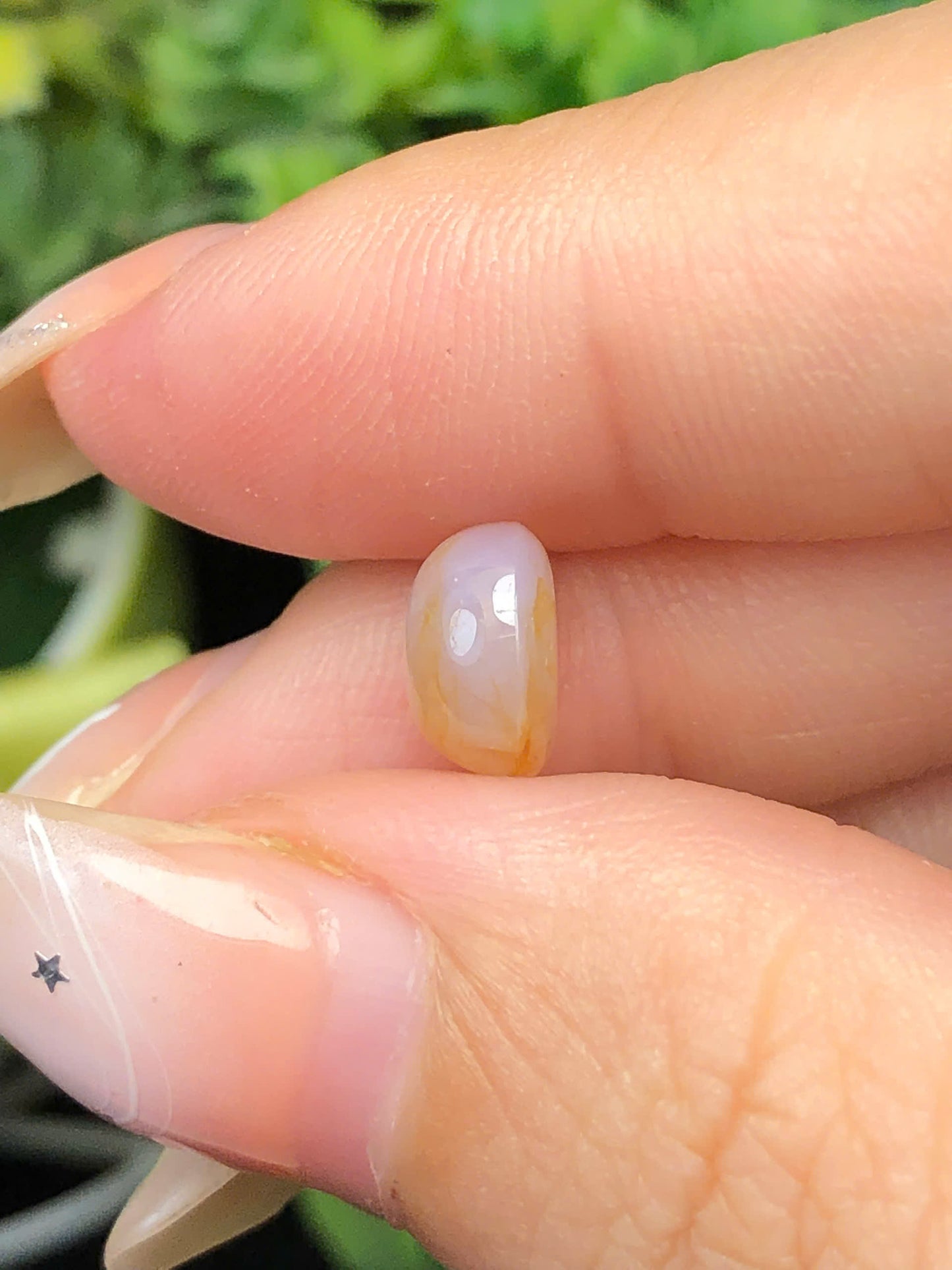 Natural light purple sapphire cacbochon LụcYên 2,88ct_140123HG