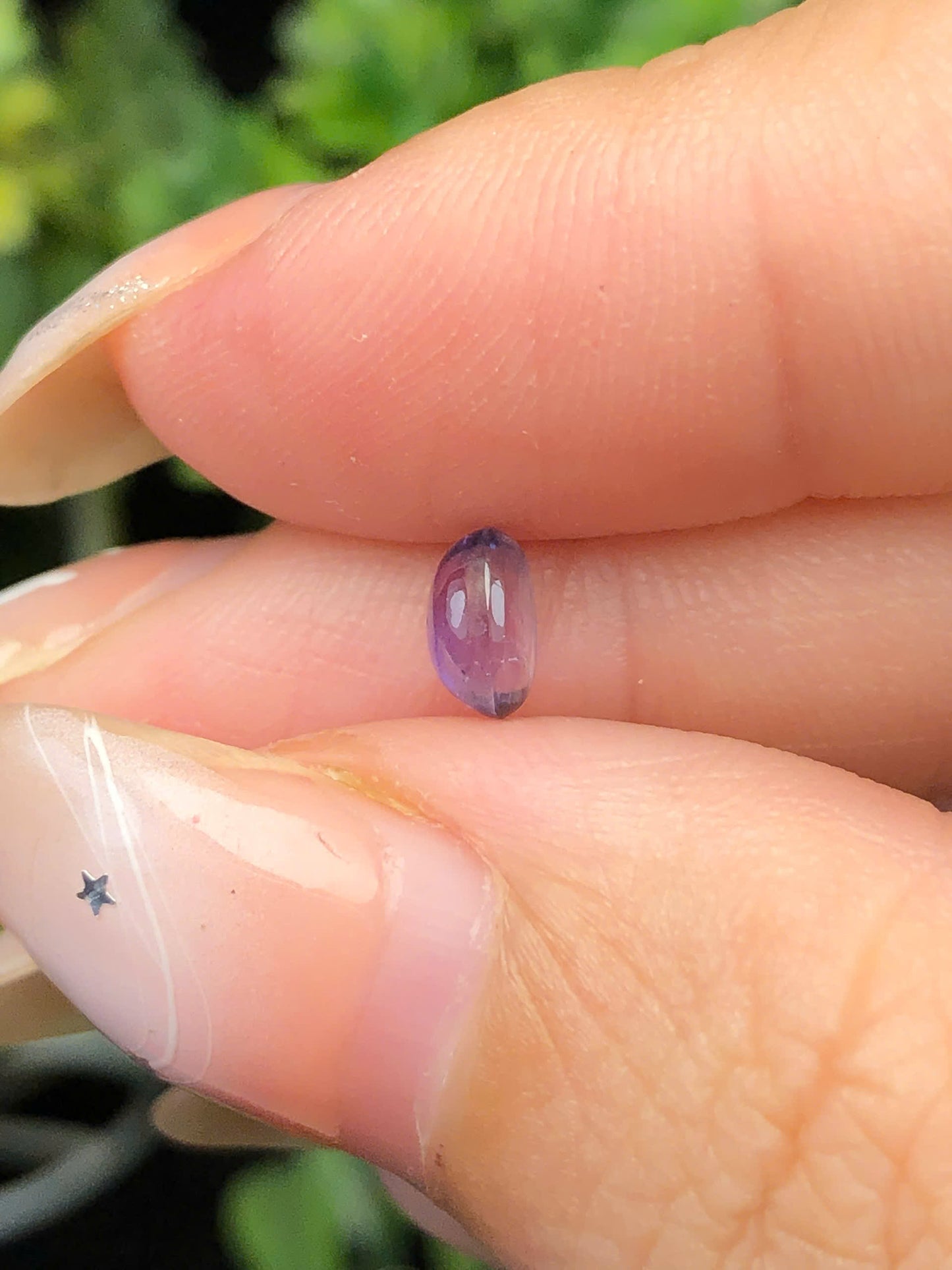 Natural purple Sapphire Cacbochon Luc Yen 0,77ct   - 140124HG