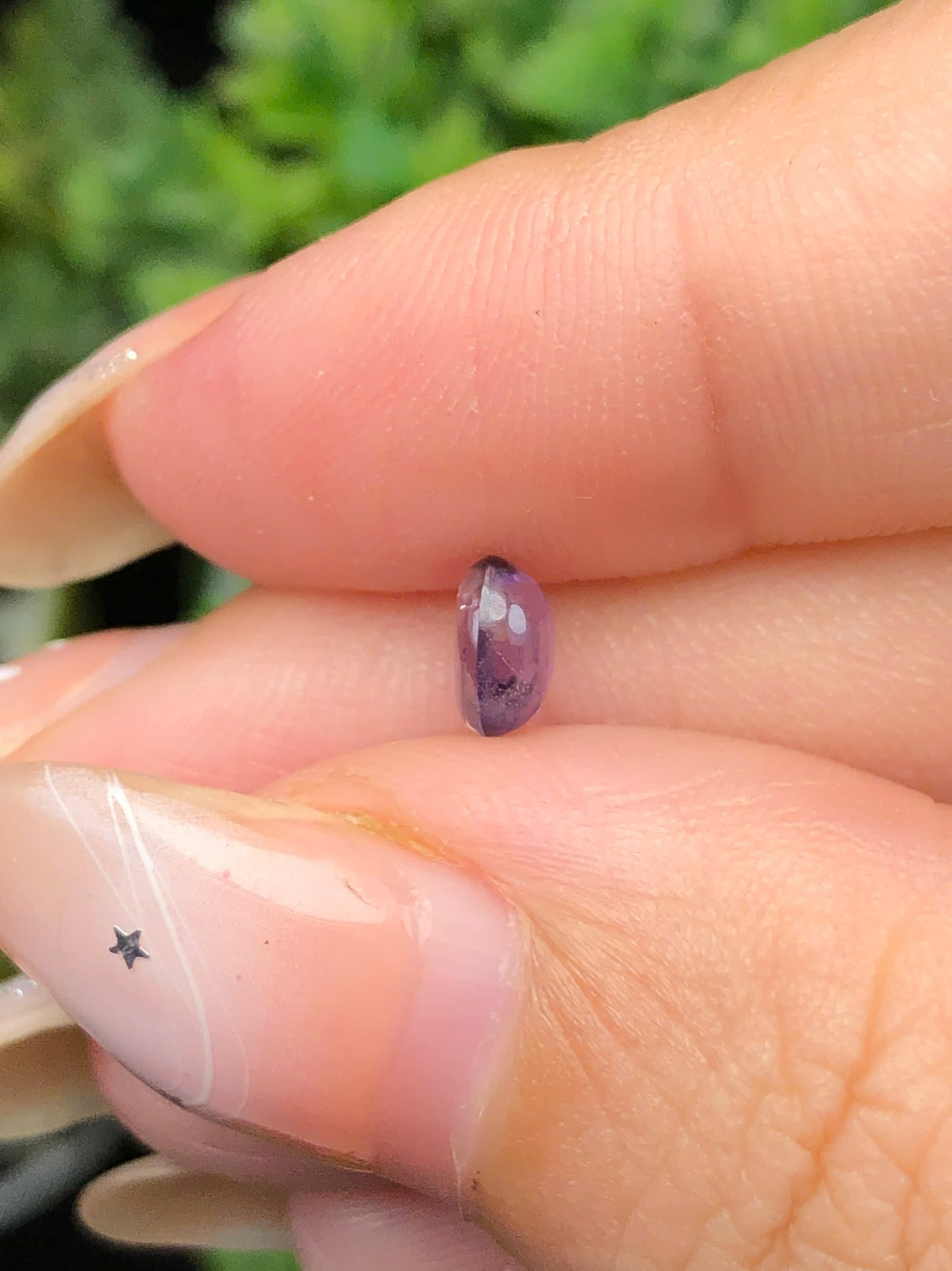 Natural purple Sapphire Cacbochon Luc Yen 0,77ct   - 140124HG