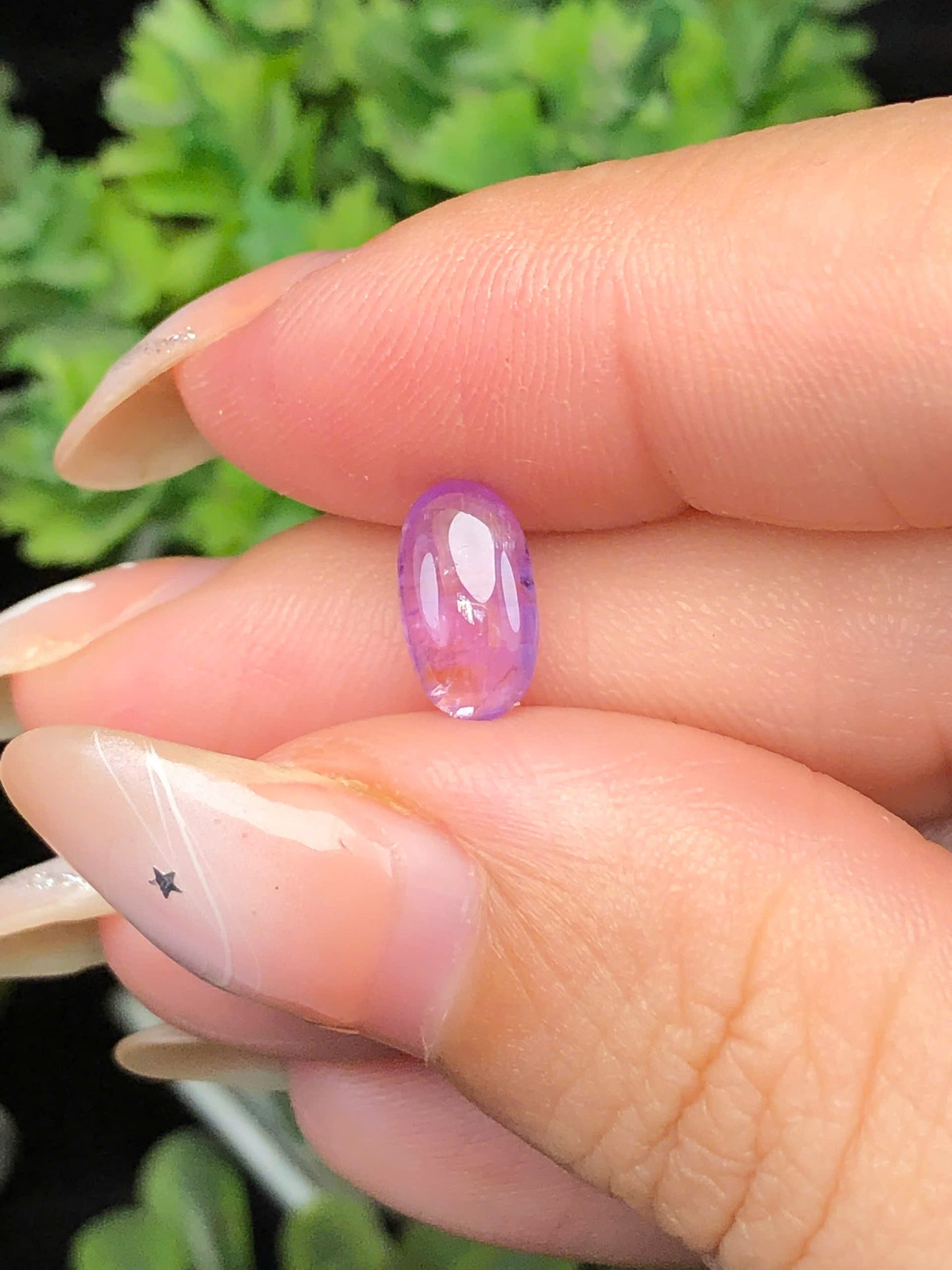 Natural purple Sapphire Cacbochon Luc Yen 1,41ct  - 140119HG