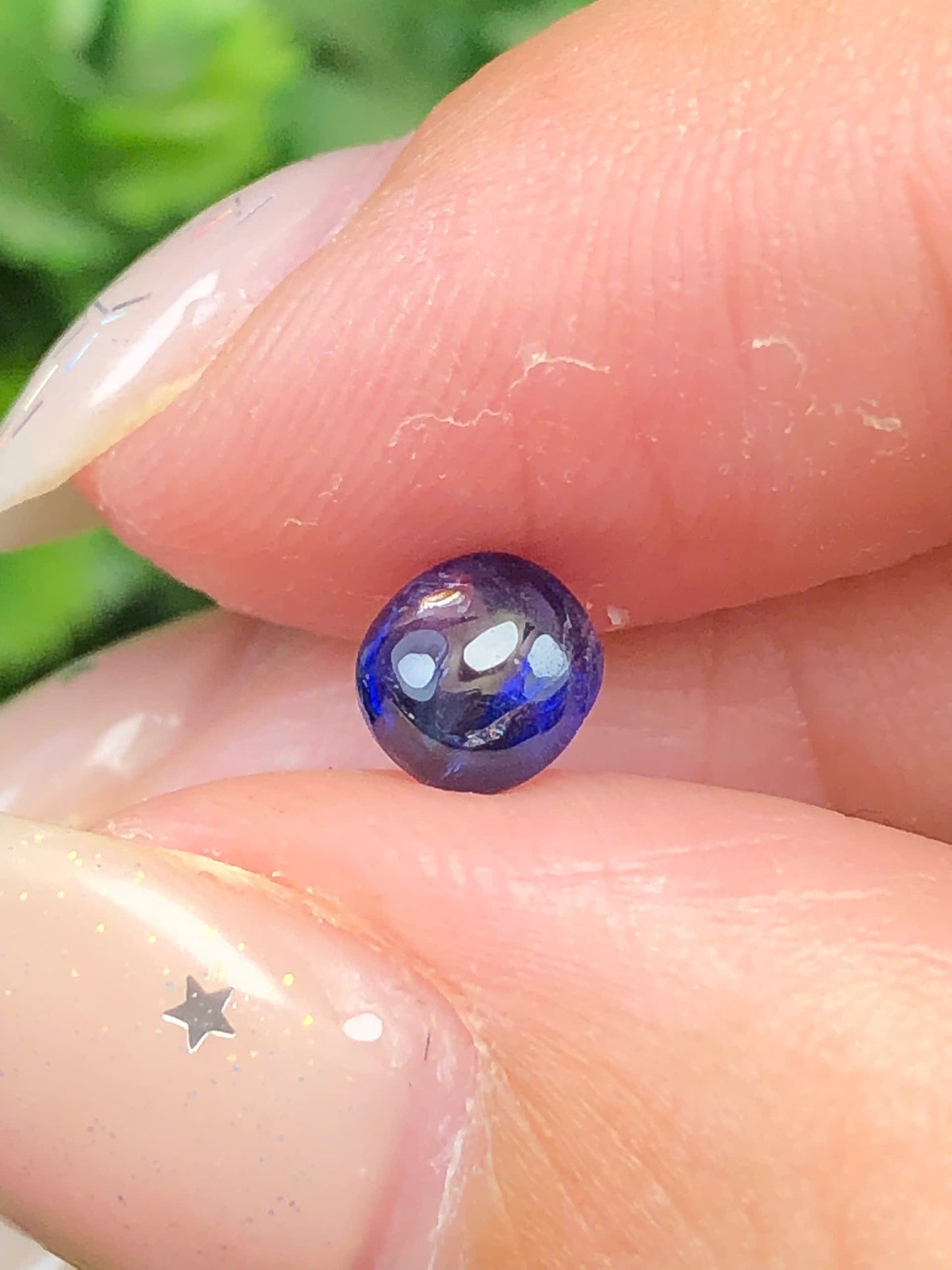 Natural blue Sapphire Cacbochon Luc Yen 0.69ct - 120515HG