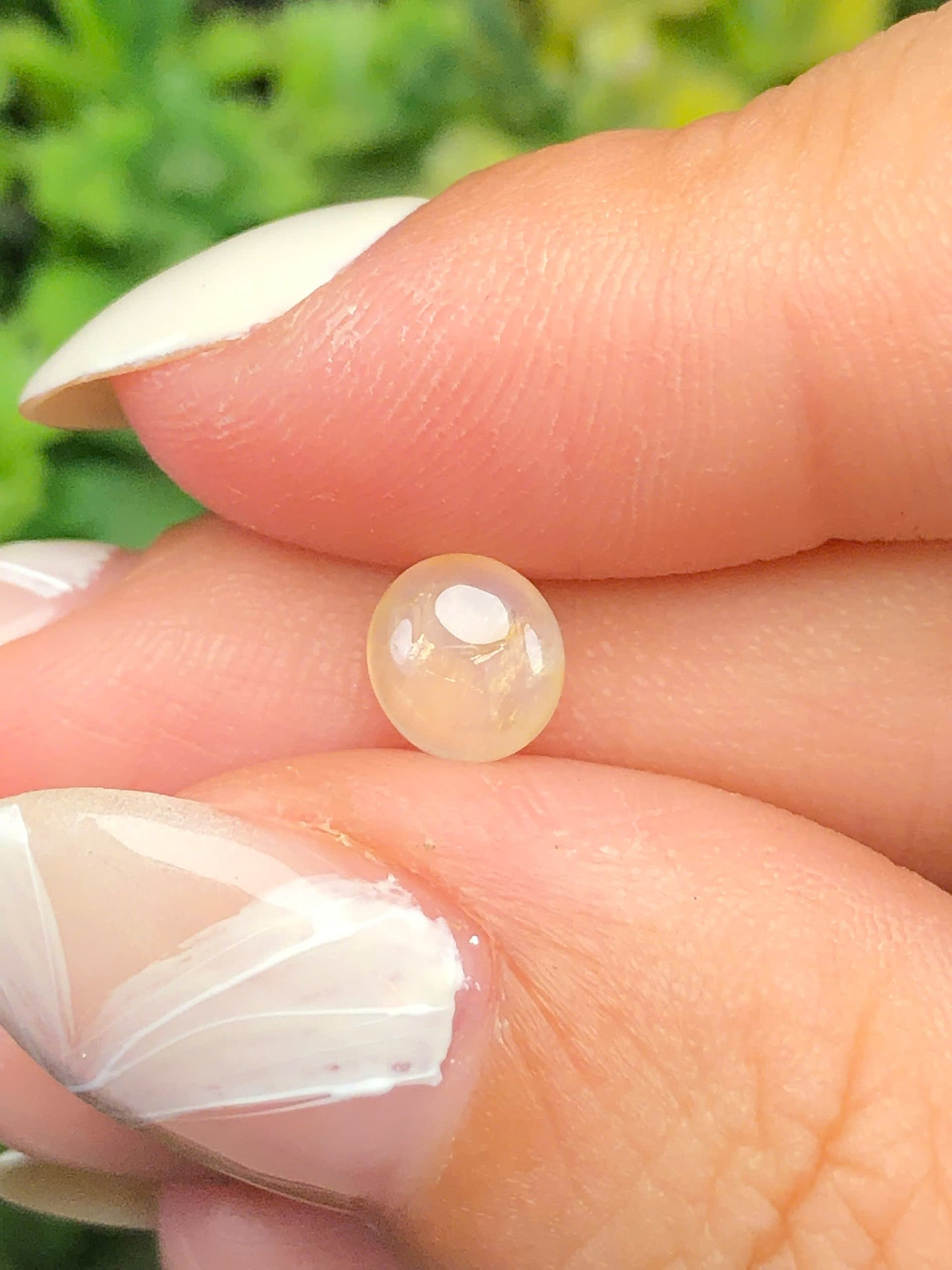 Natural light yellow Sapphire Cacbochon Luc Yen 1,03ct -140102HG