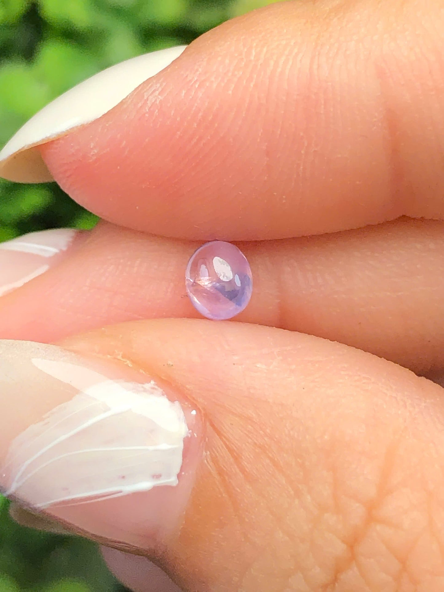 Natural purple sapphire Cacbochon Luc Yen 0,47ct  -140103HG