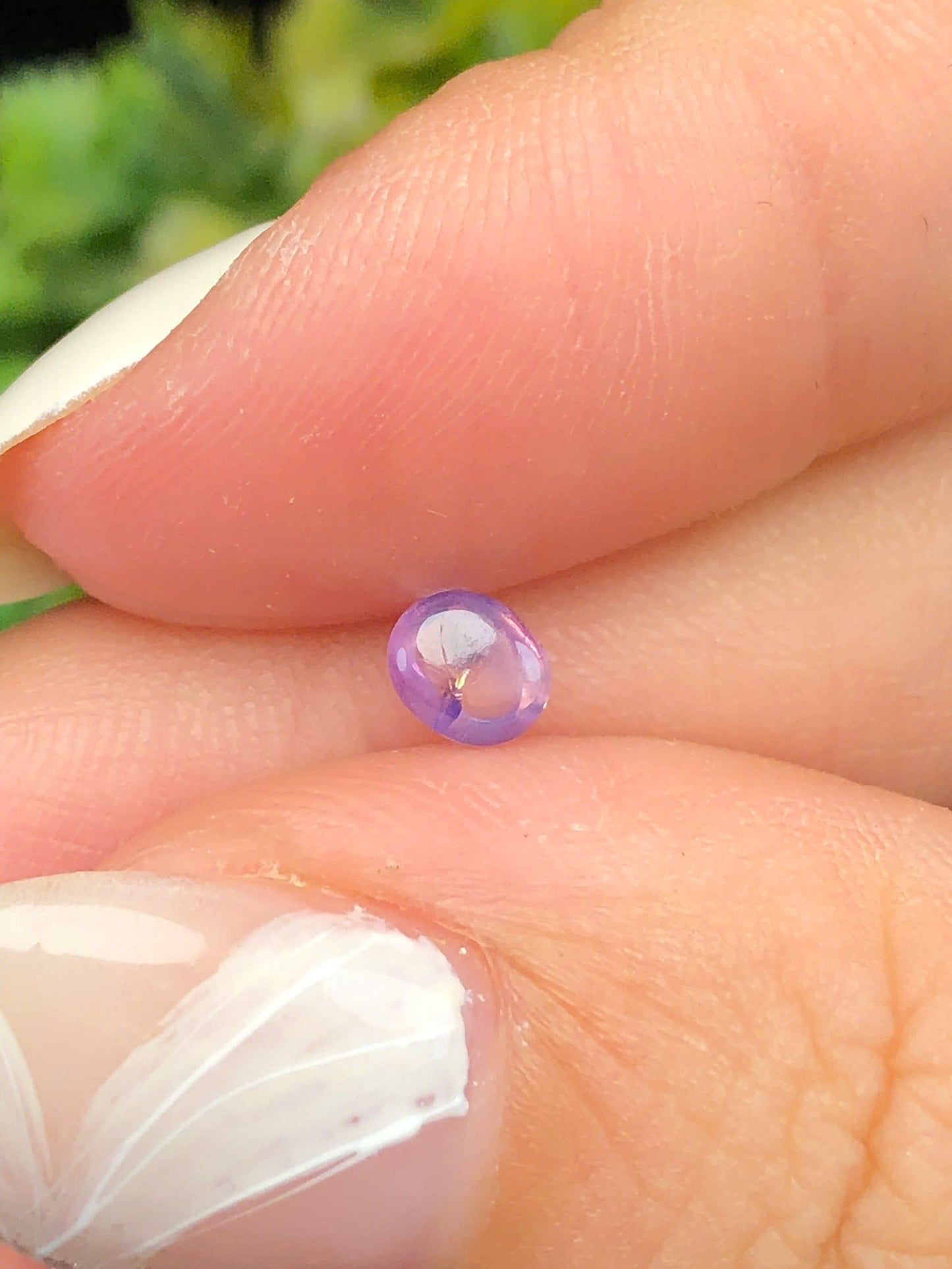 Natural purple sapphire Cacbochon Luc Yen 0,47ct  -140103HG