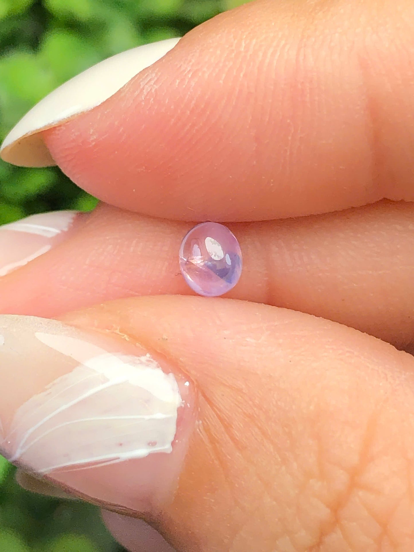 Natural purple sapphire Cacbochon Luc Yen 0,47ct  -140103HG
