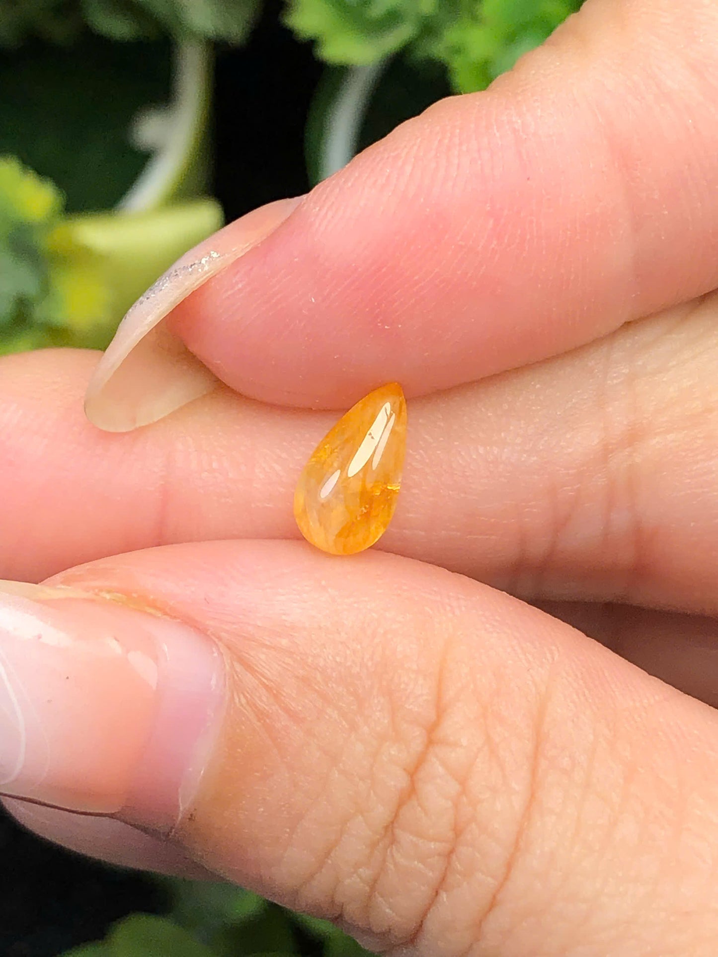 Natural Yellow Orange Sapphire Cacbochon Luc Yen 1,33ct  -140112HG