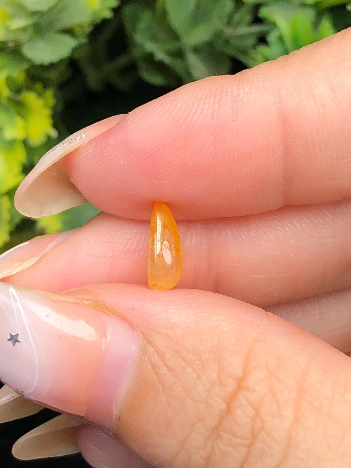 Natural Yellow Orange Sapphire Cacbochon Luc Yen 1,33ct  -140112HG
