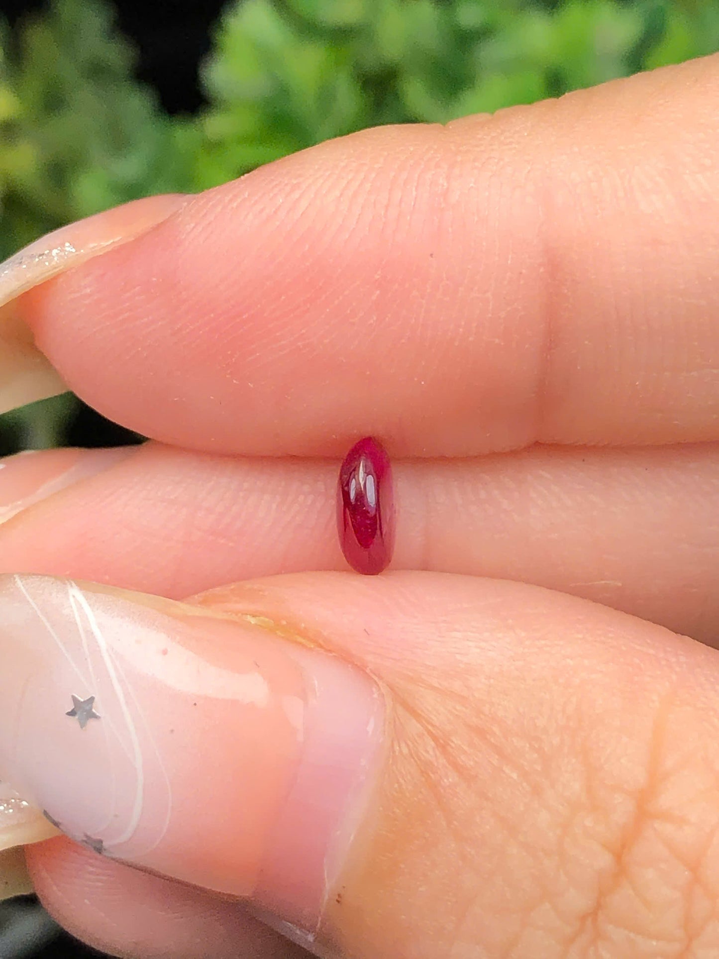 Natural Ruby Cacbochon Luc Yen 0,58ct  -140113HG