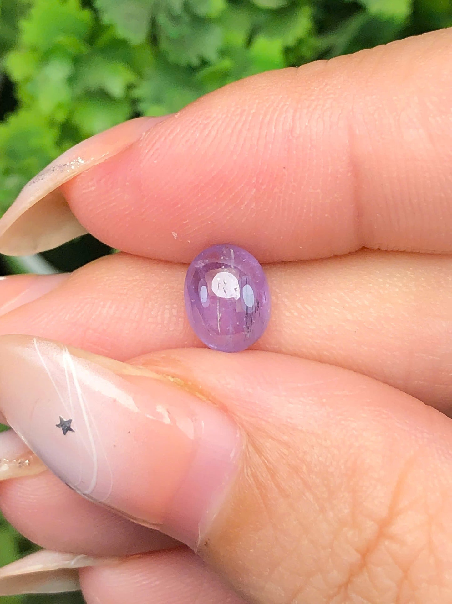 Natural purple Sapphire Cacbochon Luc Yen 1,48ct  -140116HG