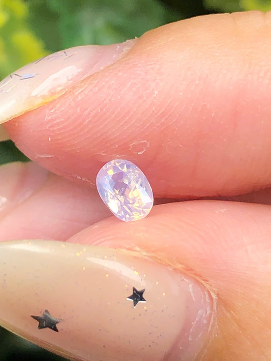 Natural pink silky sapphire Luc Yen 0,43ct _240504HG