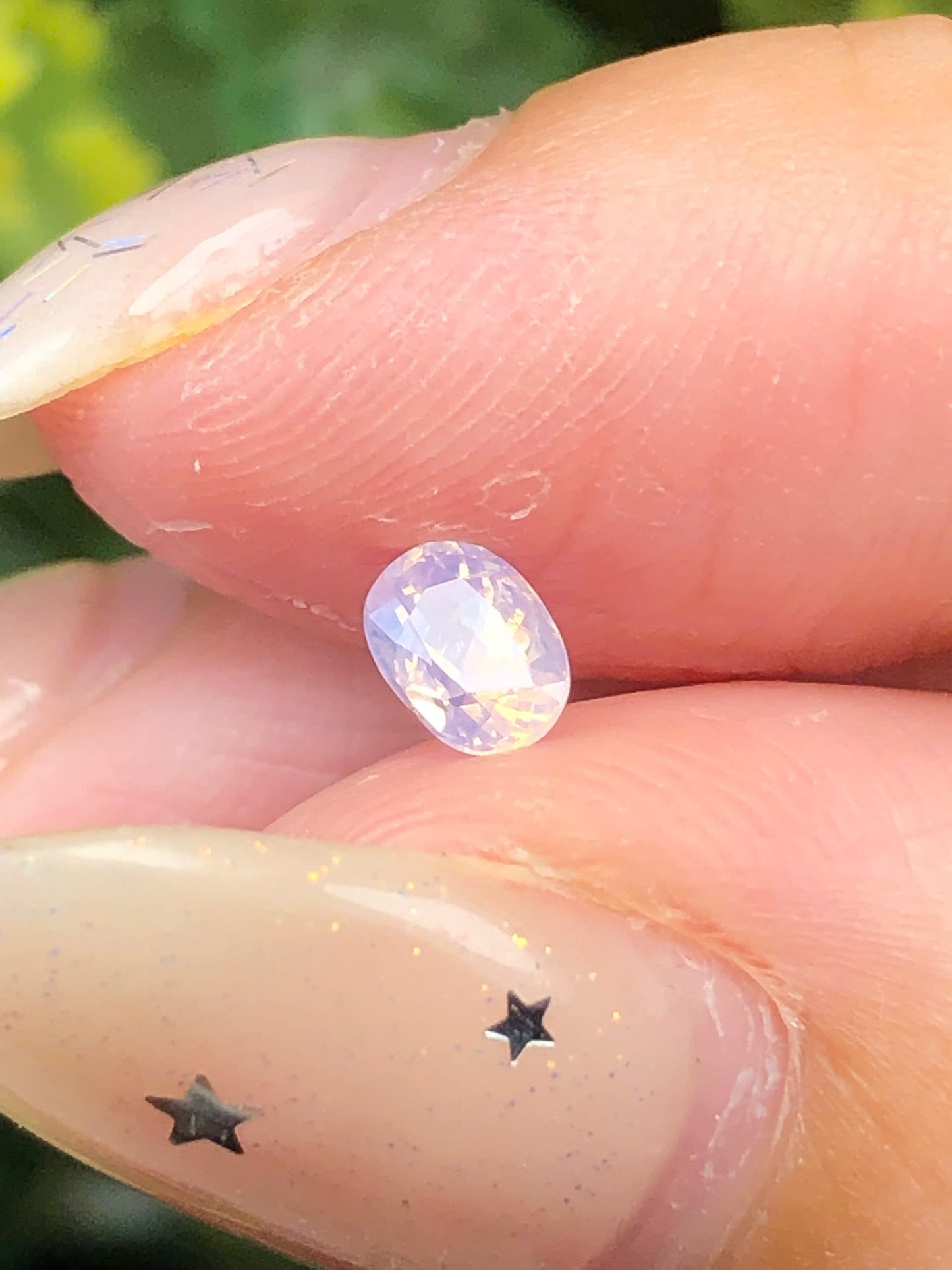 Natural pink silky sapphire Luc Yen 0,43ct _240504HG