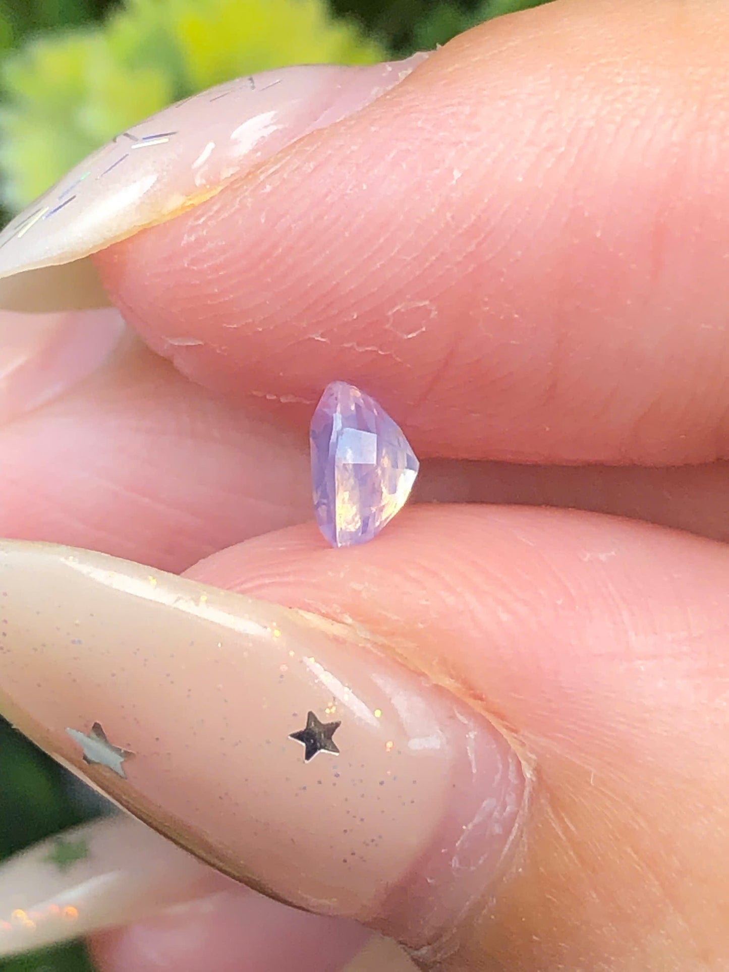 Natural pink silky sapphire Luc Yen 0,43ct _240504HG