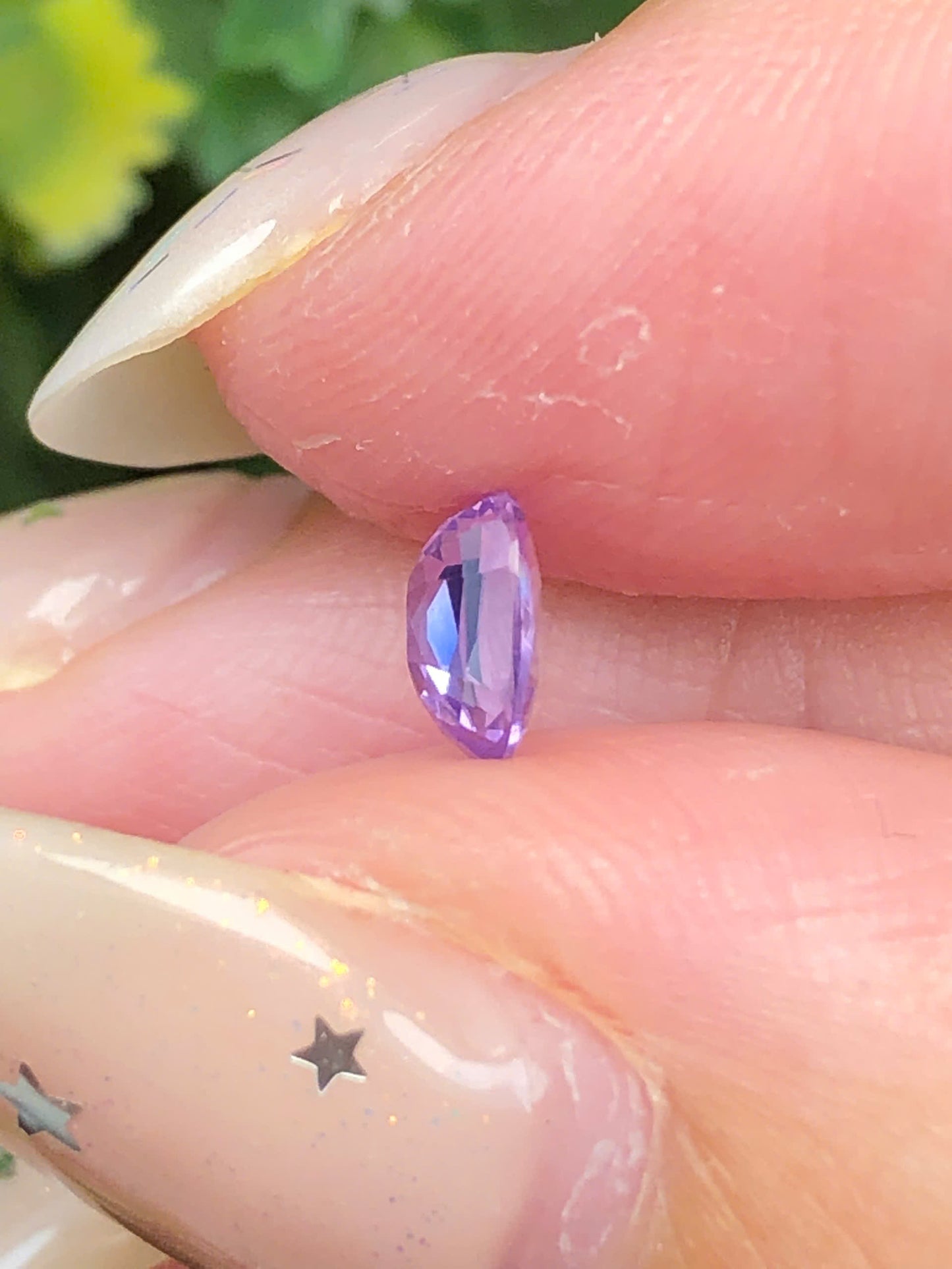 Natural purple silky sapphire Luc Yen  0,61ct _240507HG