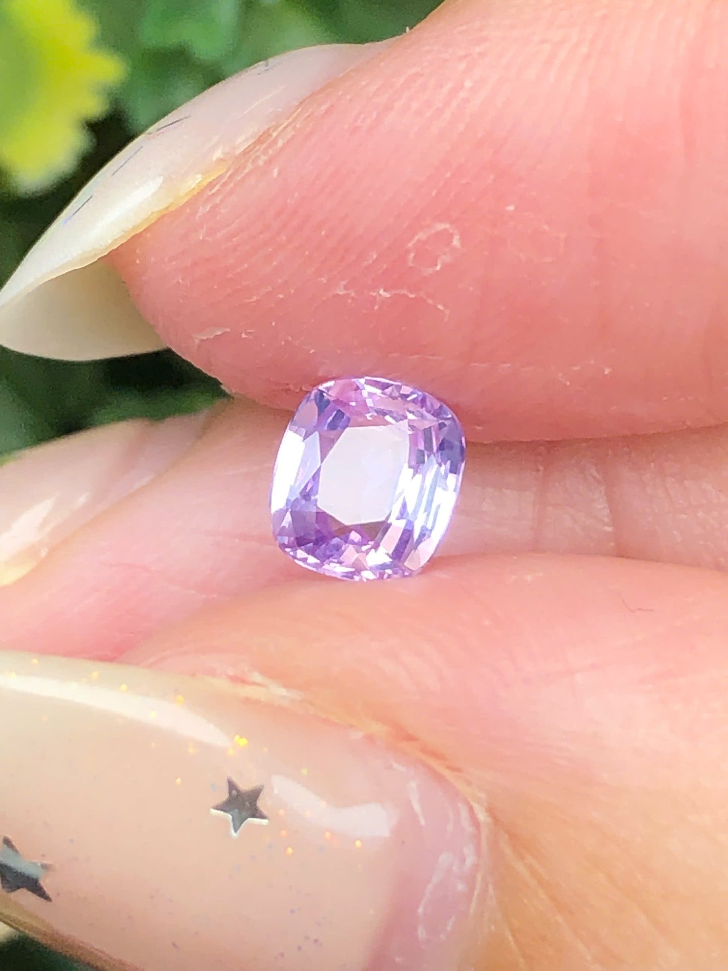 Natural purple silky sapphire Luc Yen  0,61ct _240507HG