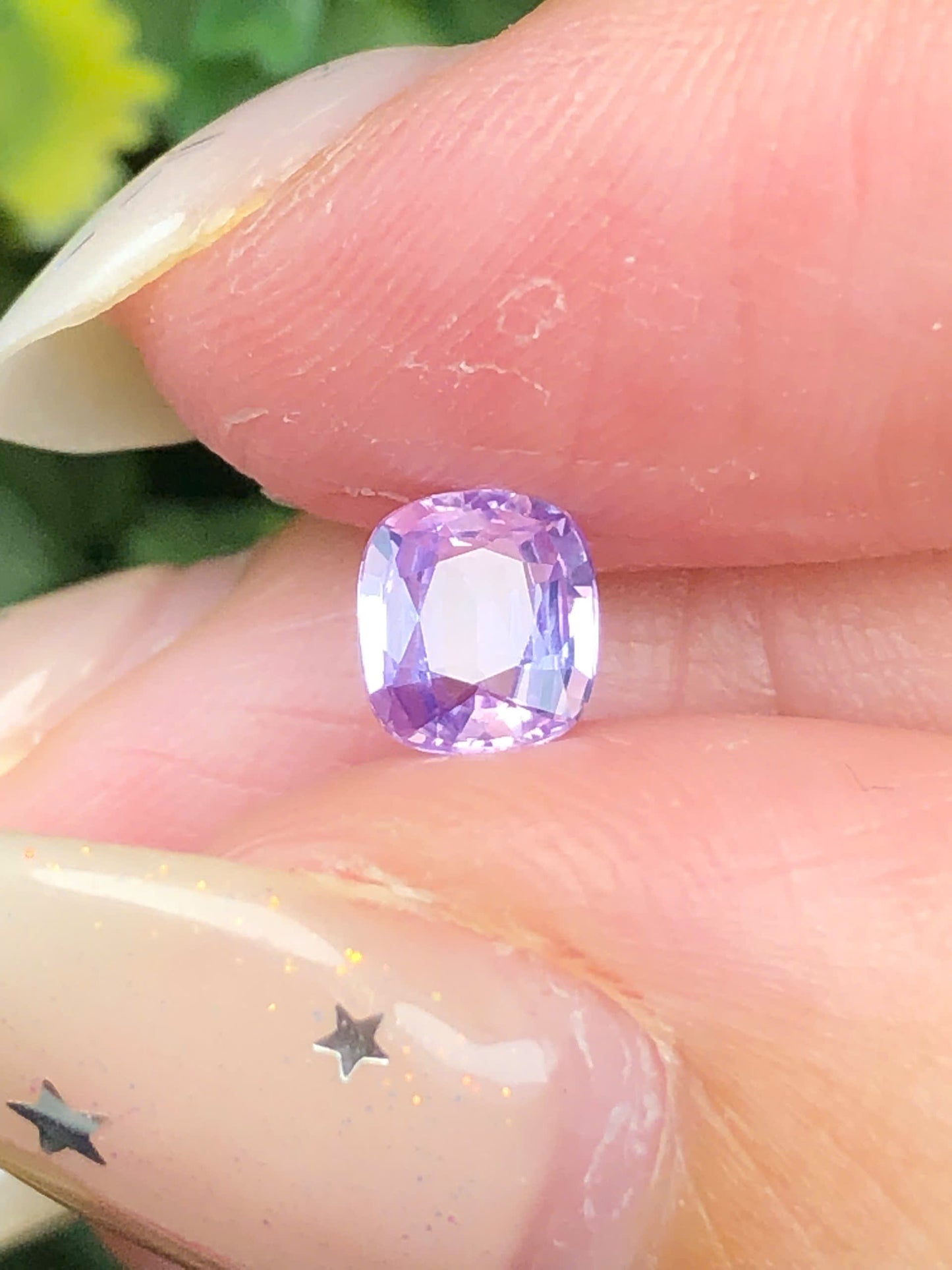 Natural purple silky sapphire Luc Yen  0,61ct _240507HG