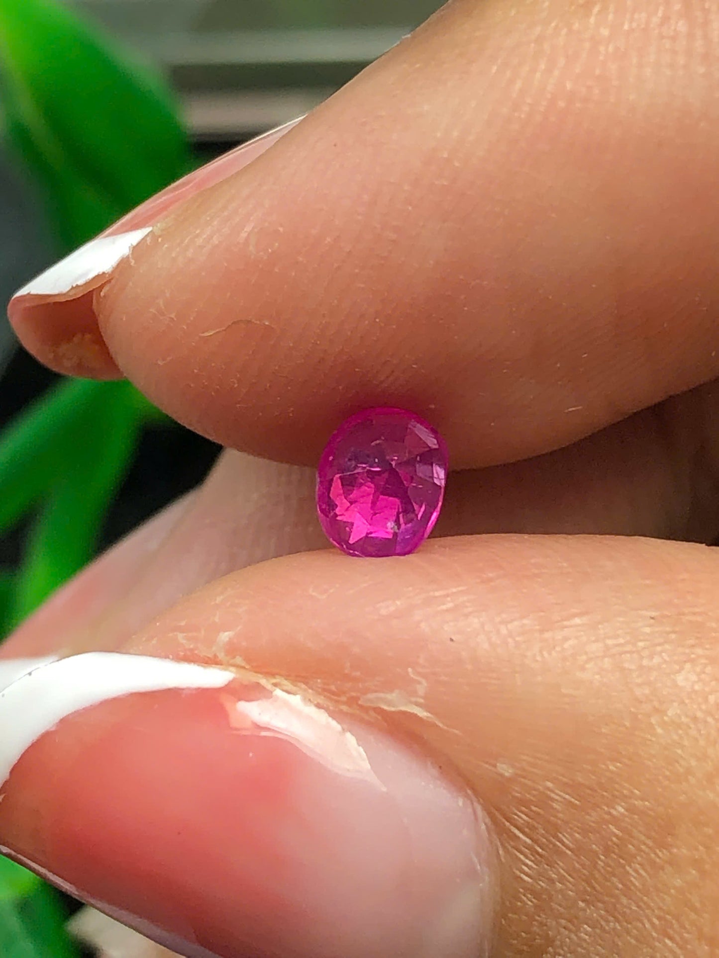 Natural Hot Pink Silky sapphire Luc Yen  0.52ct _24042607HG