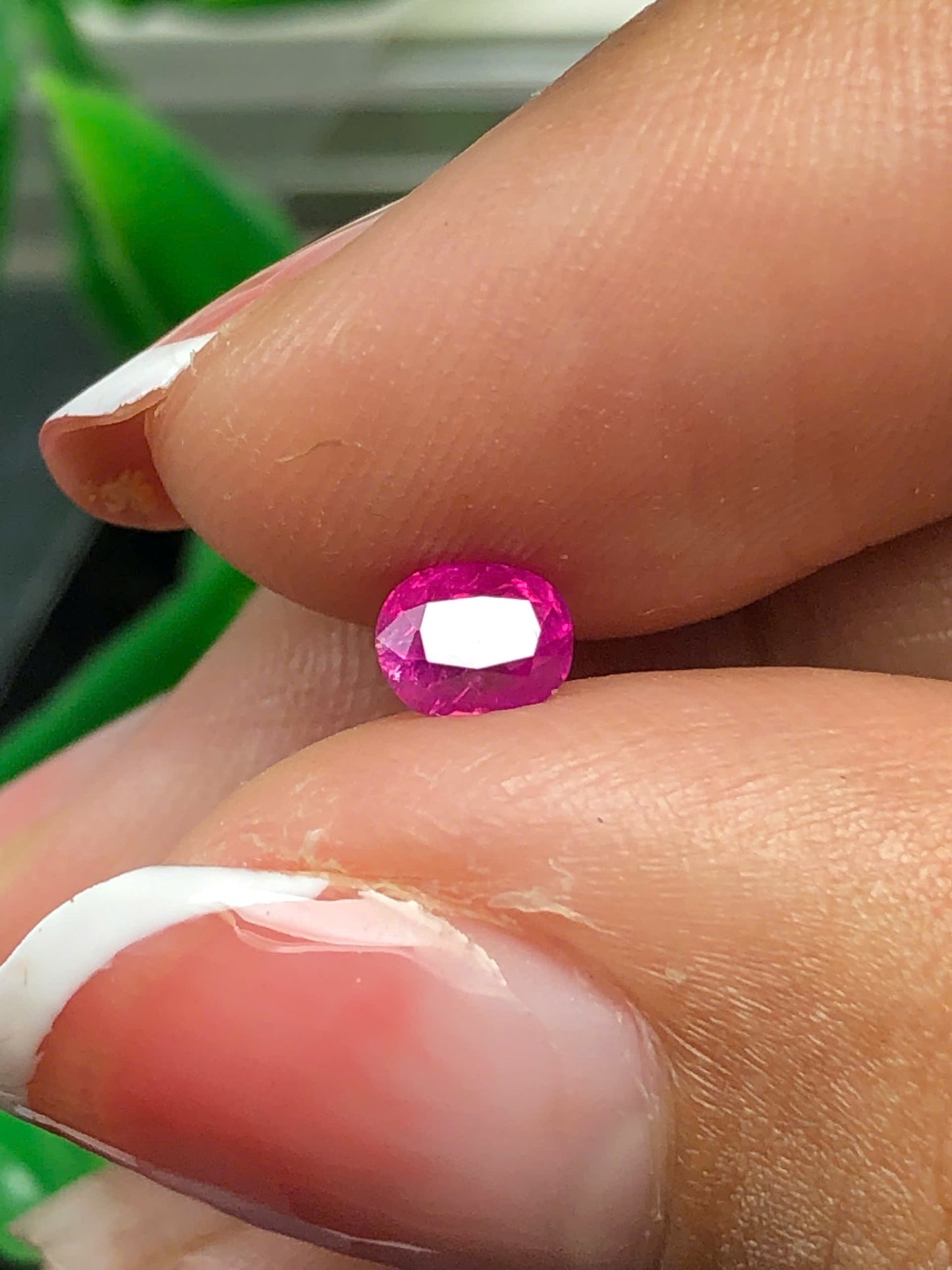 Natural Hot Pink Silky sapphire Luc Yen  0.52ct _24042607HG