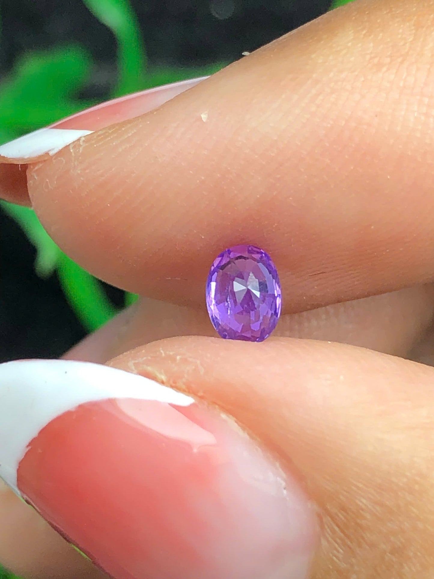 Natural purple silky sapphire Luc Yen  0.41 ct_14042602HG