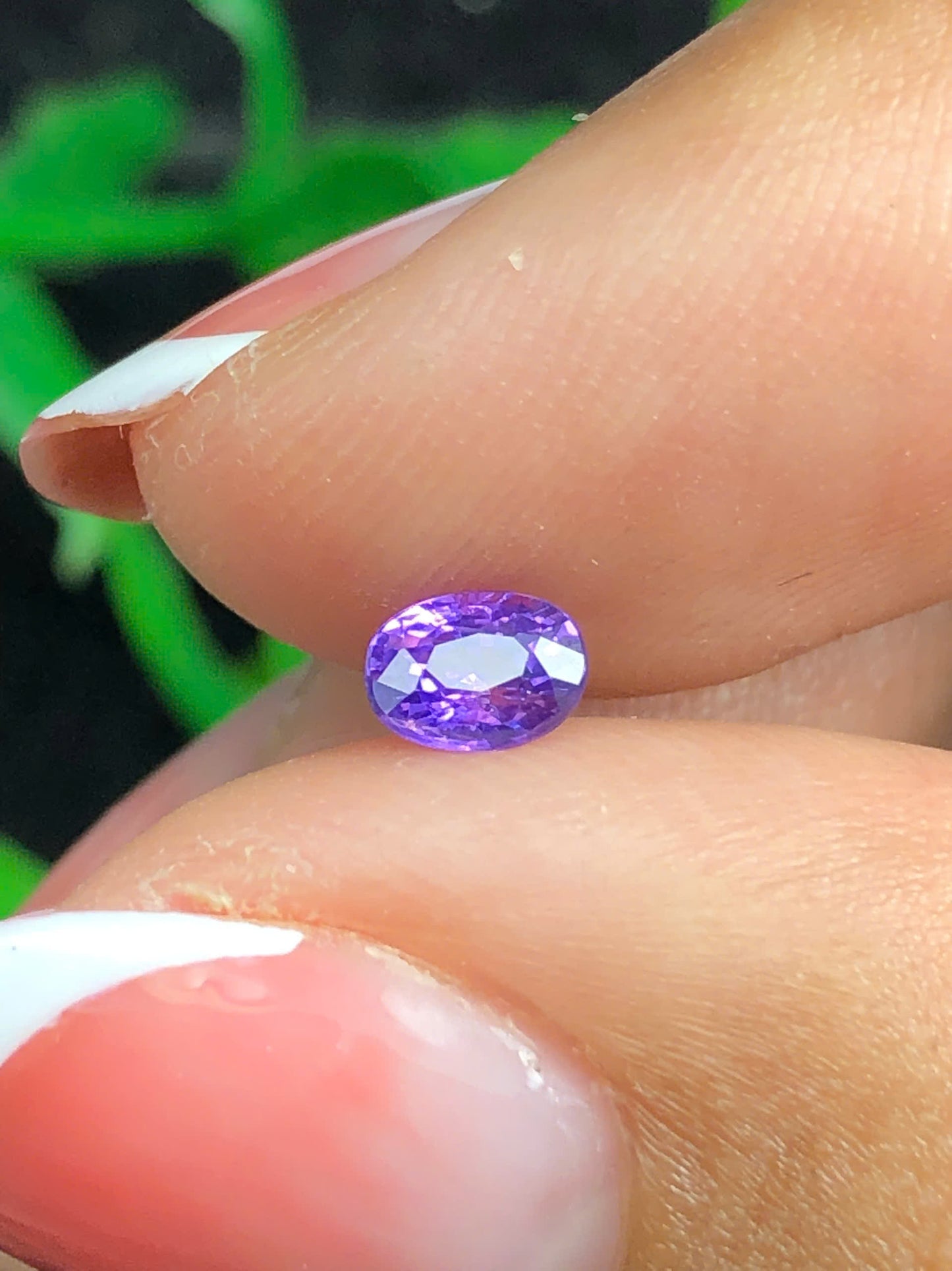 Natural purple silky sapphire Luc Yen  0.41 ct_14042602HG