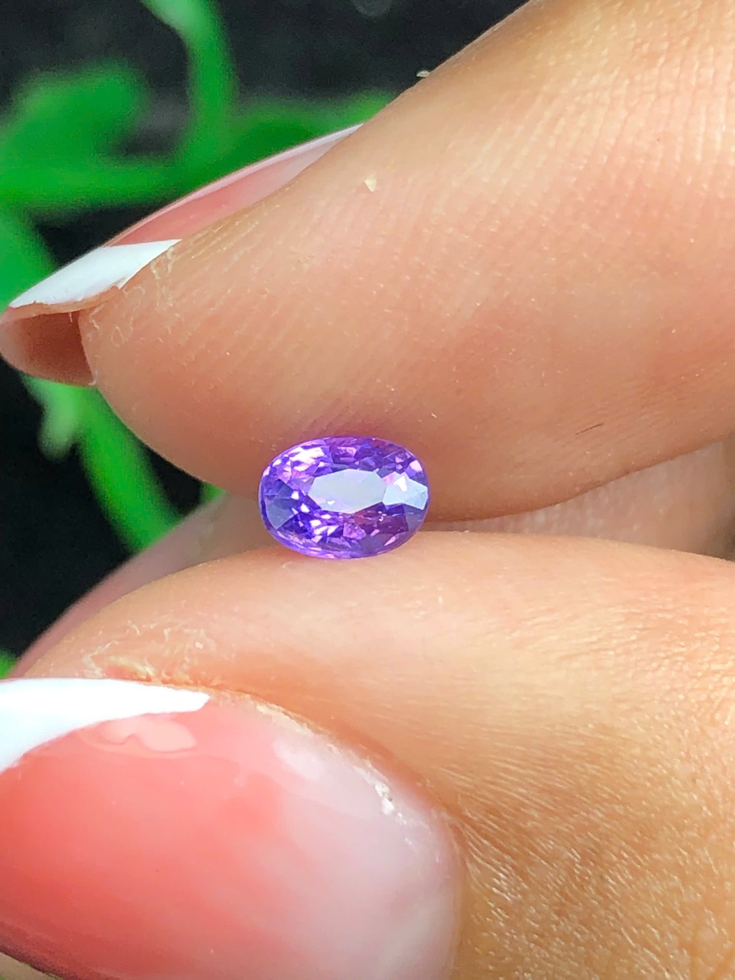 Natural purple silky sapphire Luc Yen  0.41 ct_14042602HG