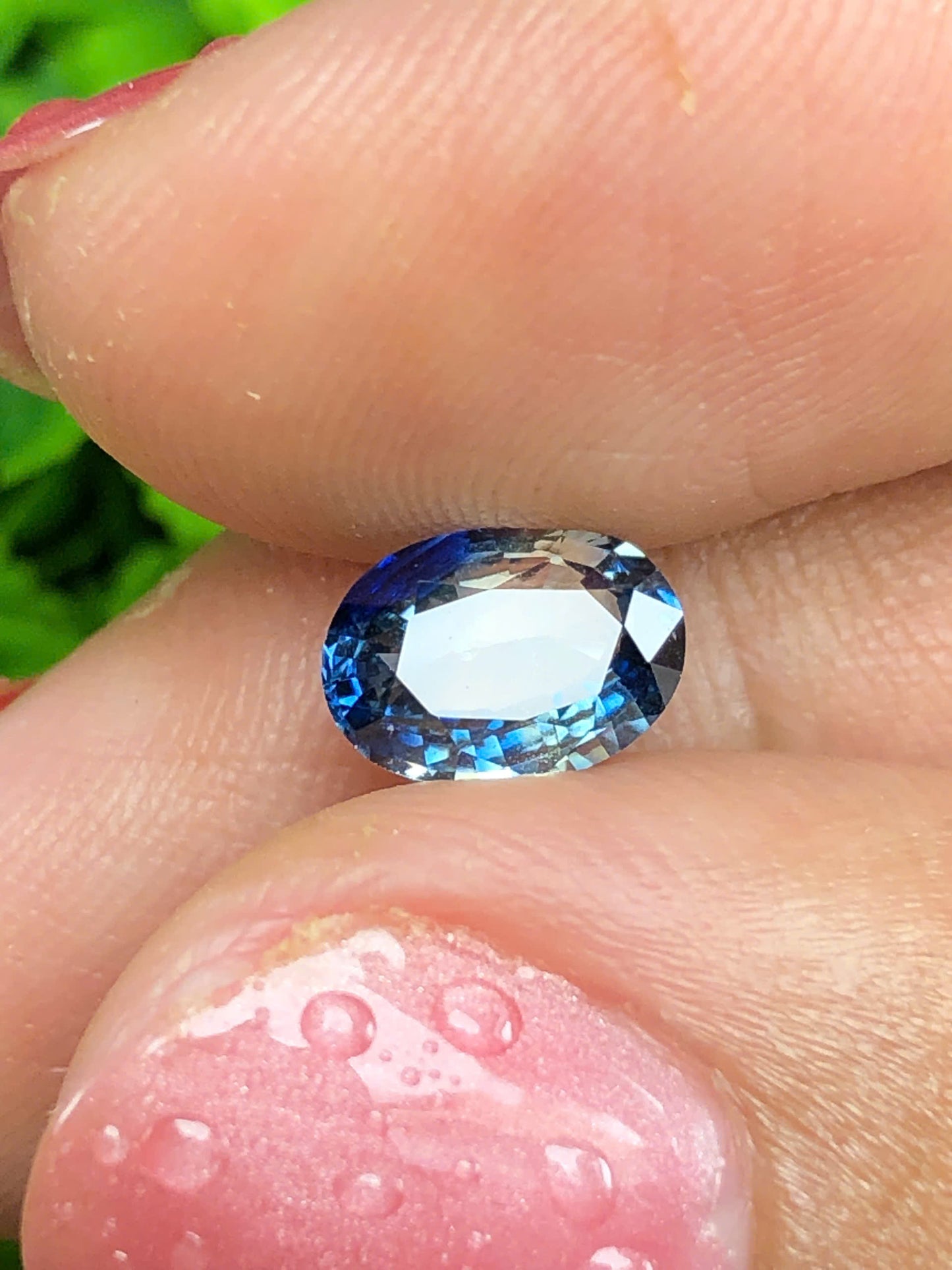 Natural teal green silky sapphire Lucyen  1.09ct - 05062617HA