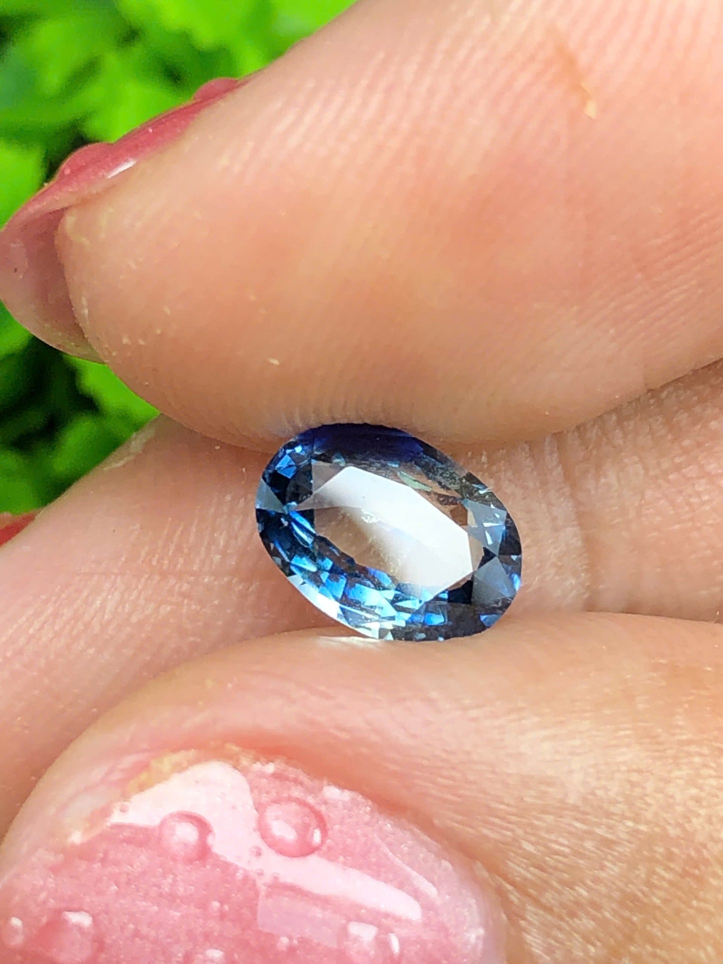 Natural teal green silky sapphire Lucyen  1.09ct - 05062617HA