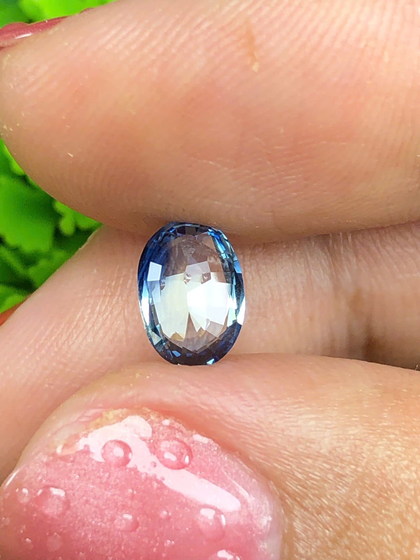 Natural teal green silky sapphire Lucyen  1.09ct - 05062617HA