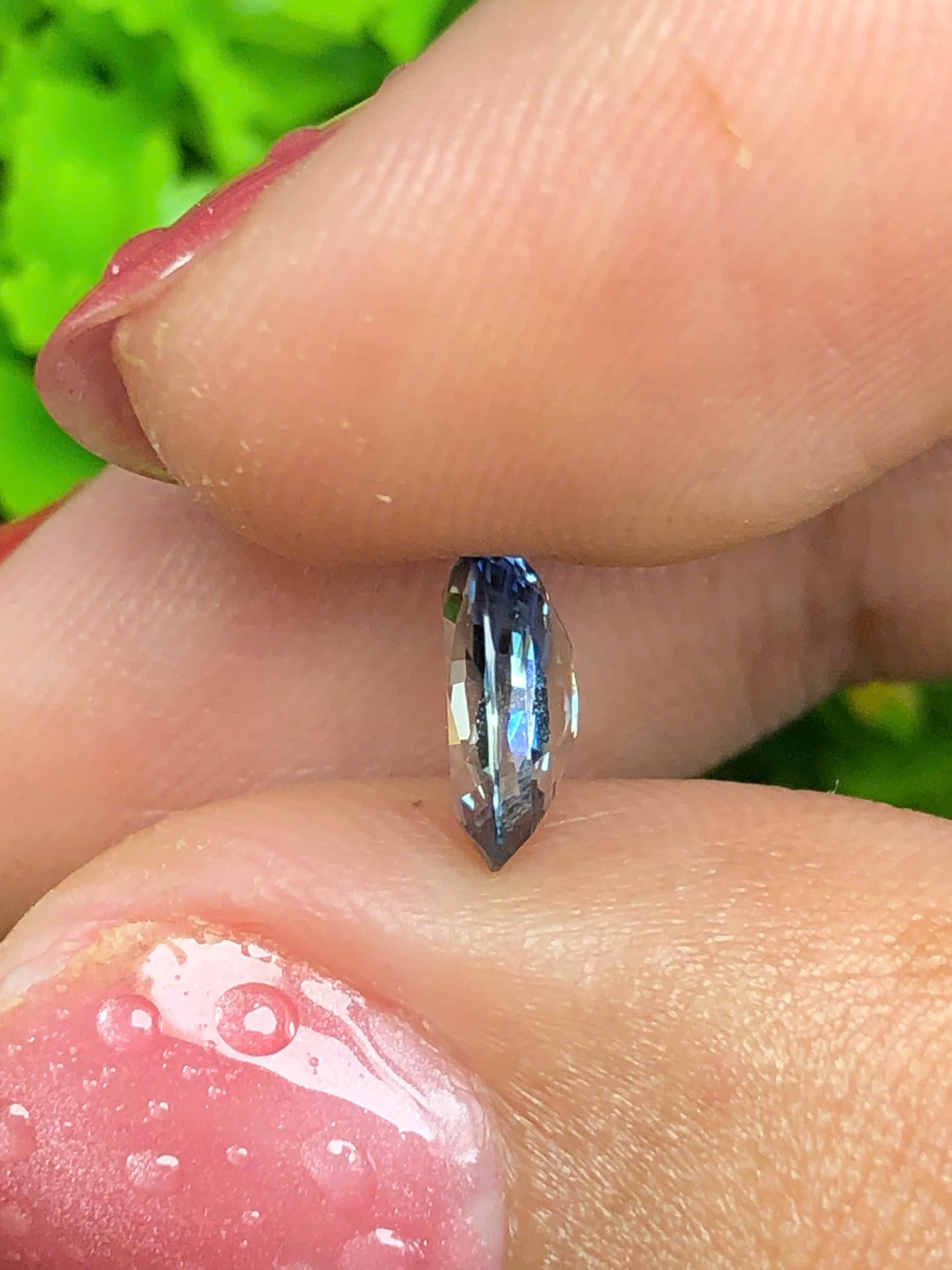 Natural teal green silky sapphire Lucyen  1.09ct - 05062617HA