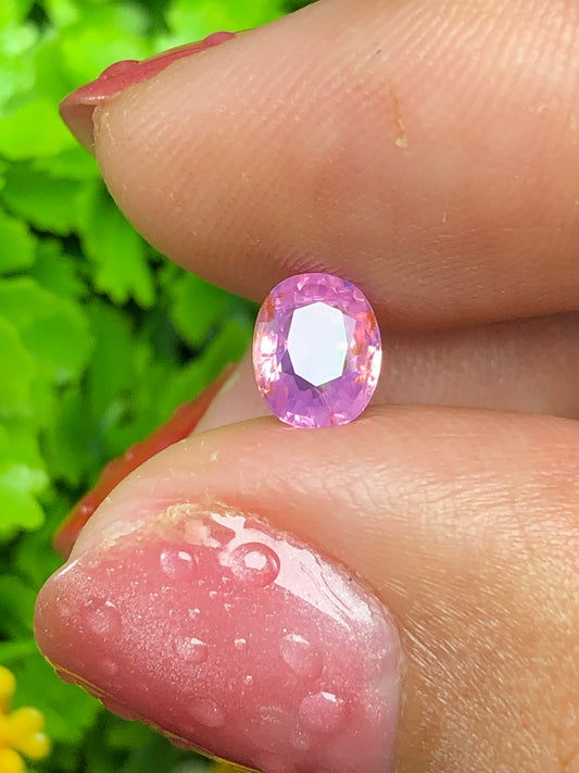 Naturalpink silky sapphire Lucyen  0.79ct _ 05062621HA