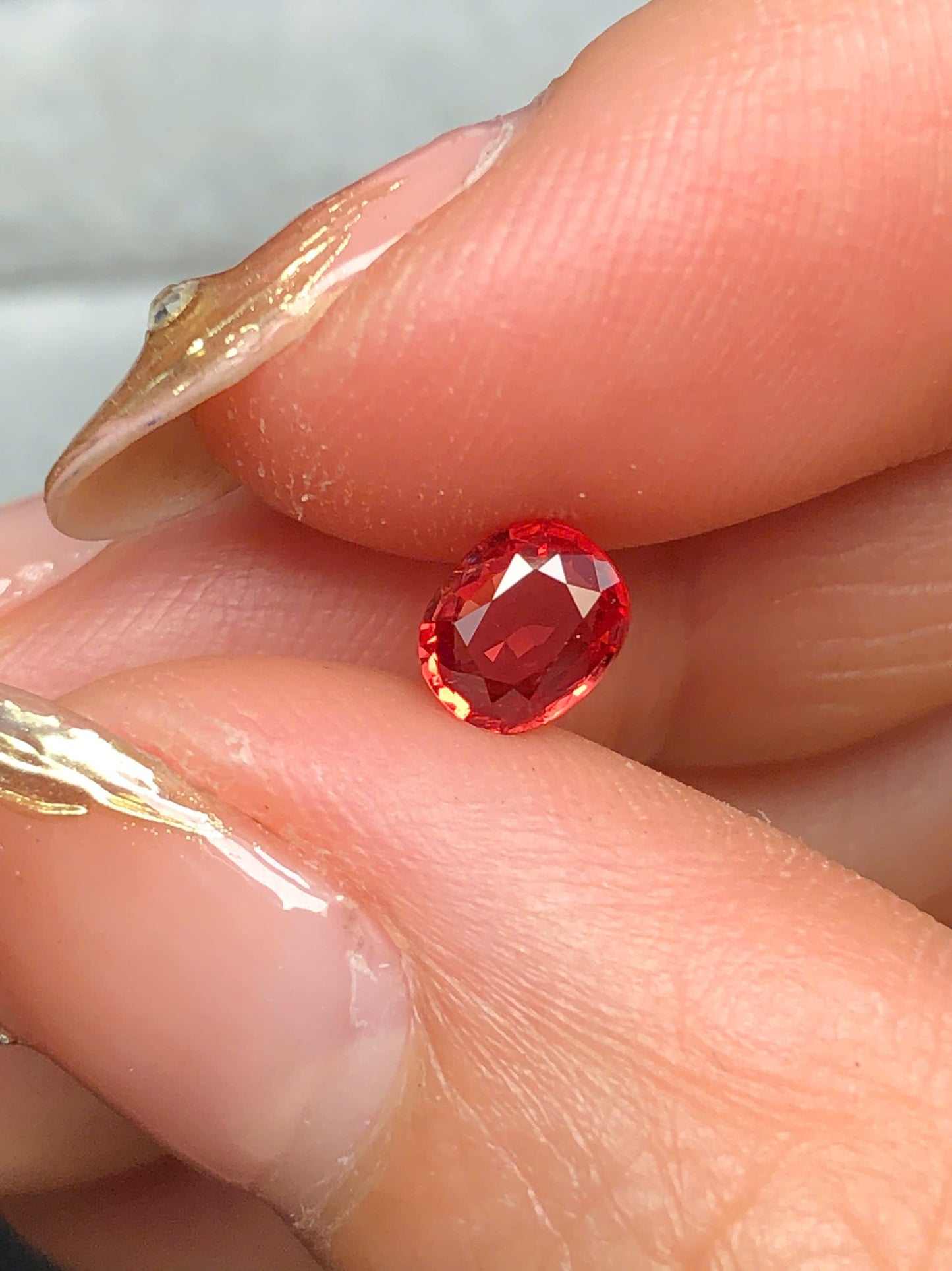 Natural orange spinel Lucyen 0.52ct  _06062610HG