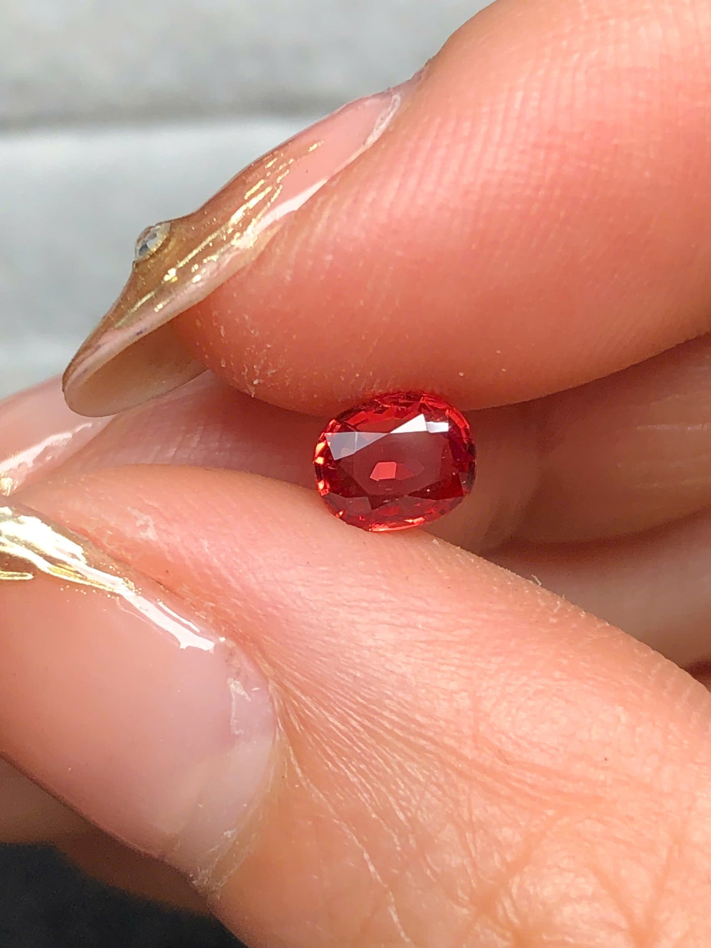 Natural orange spinel Lucyen 0.52ct  _06062610HG