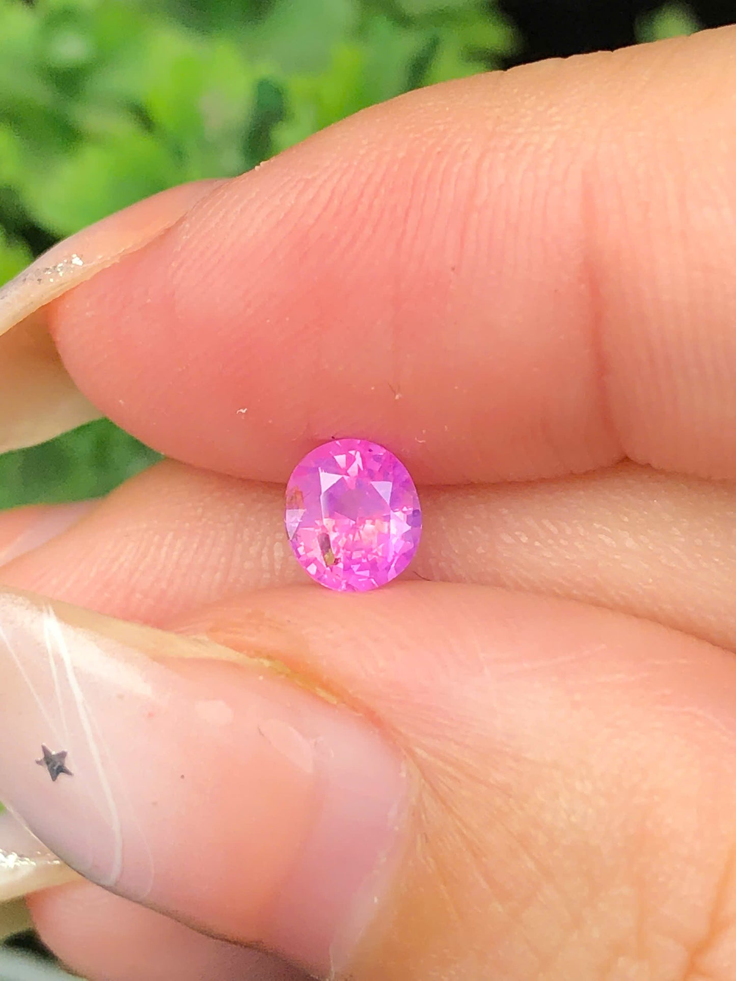 Natural pink silky sapphire Luc Yen 0,54ct  _06062616HG