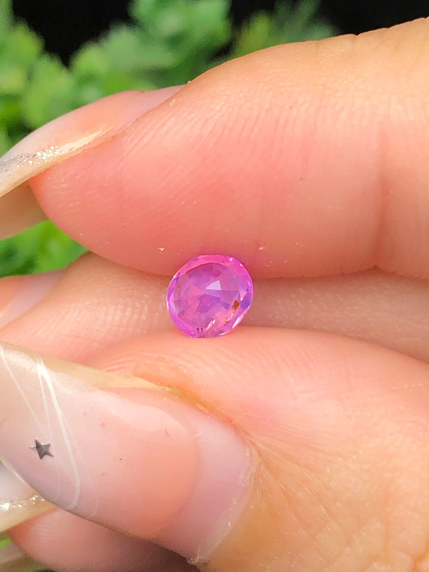 Natural pink silky sapphire Luc Yen 0,54ct  _06062616HG
