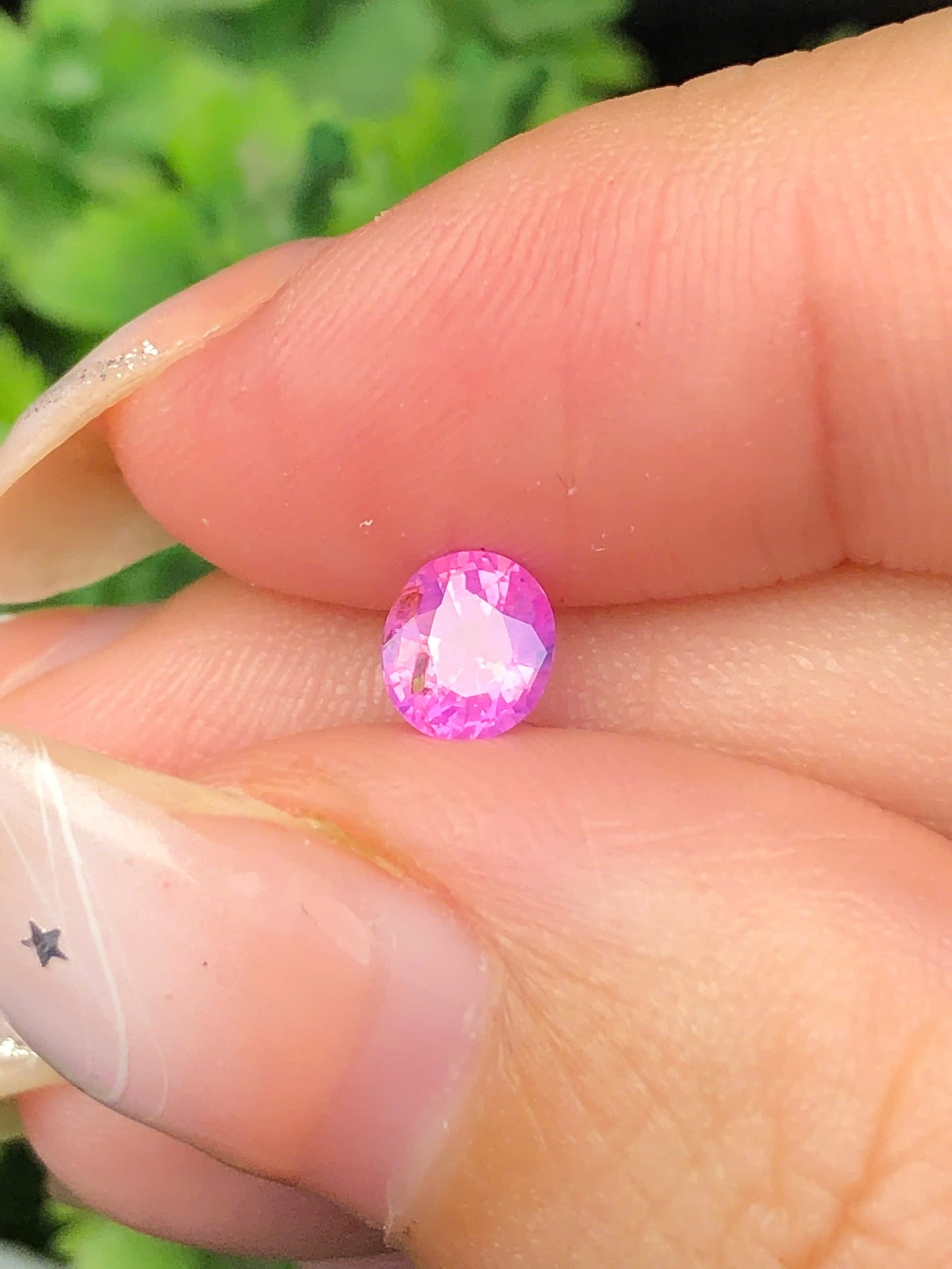 Natural pink silky sapphire Luc Yen 0,54ct  _06062616HG