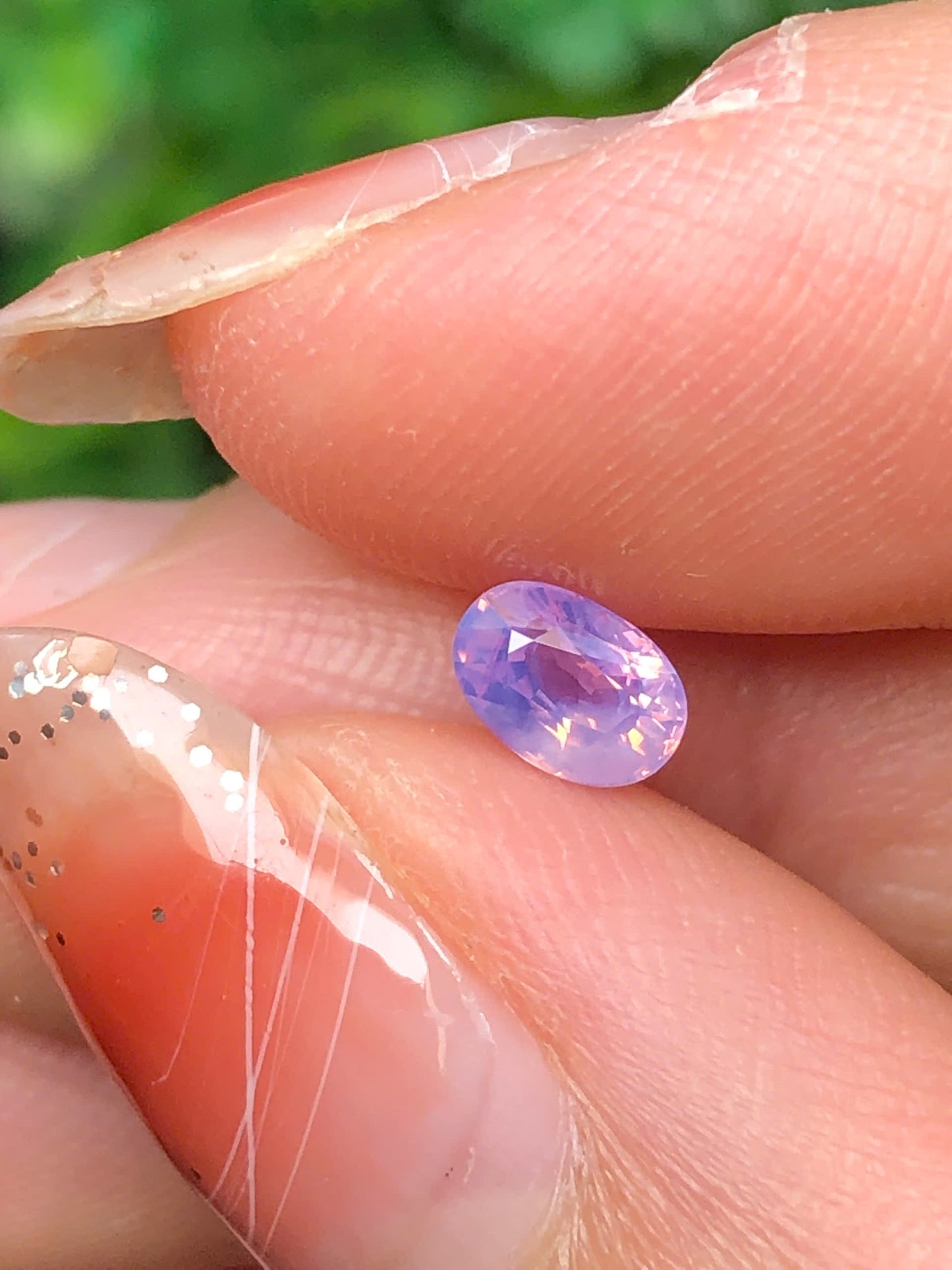 Natural purple silky sapphire Luc Yen 0.50ct  _06062621HG