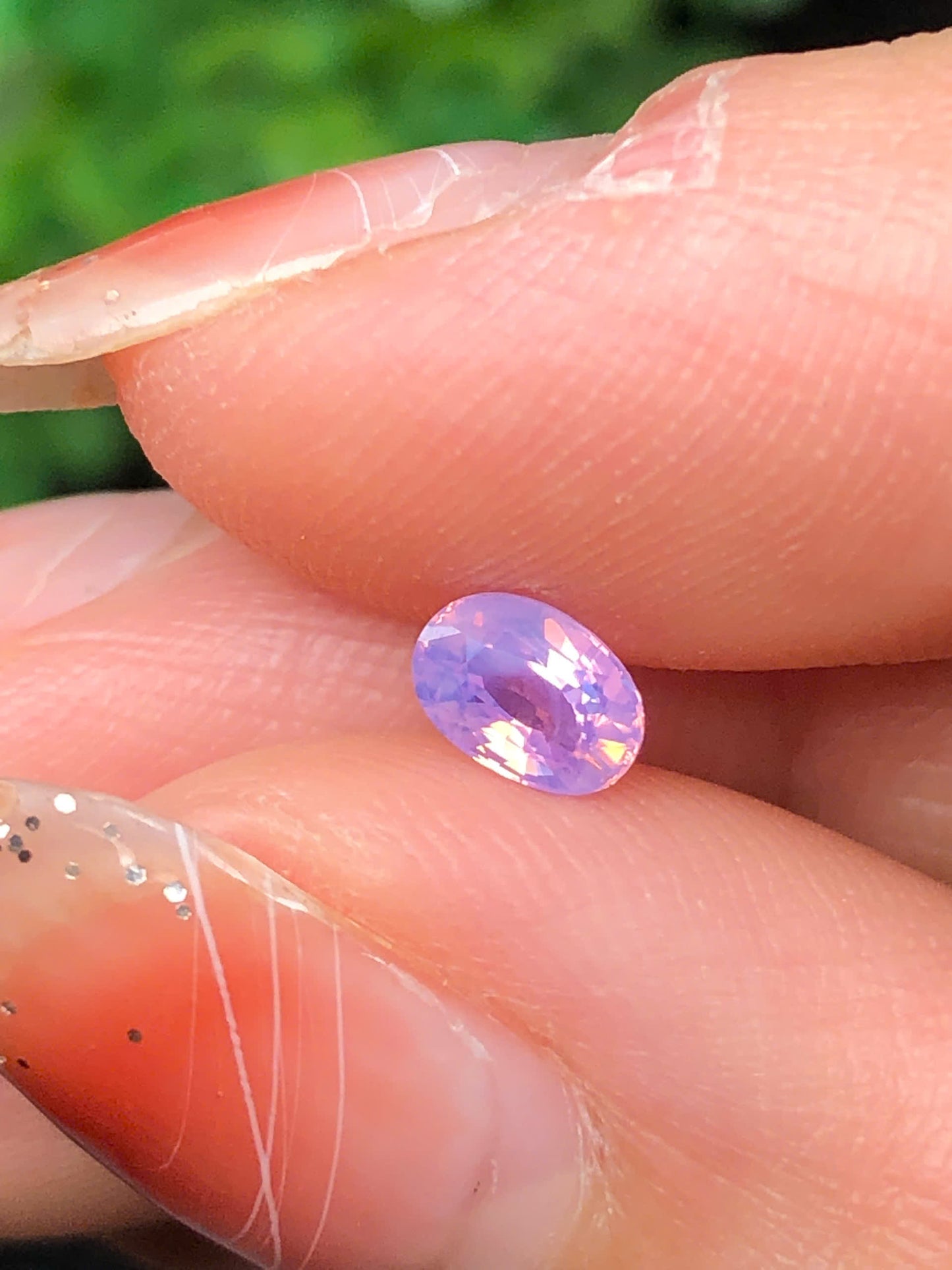 Natural purple silky sapphire Luc Yen 0.50ct  _06062621HG