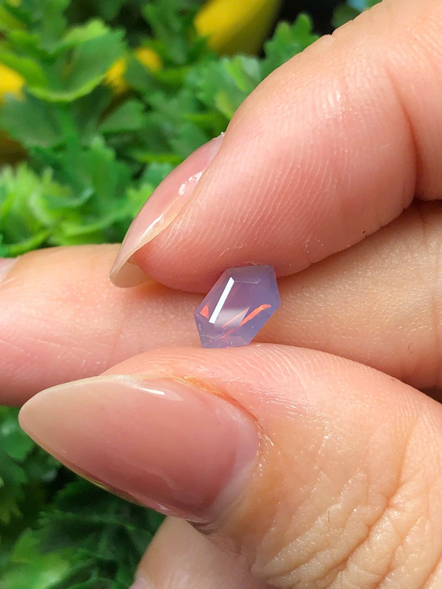 Natural purple silky sapphire Luc Yen 0,9ct  _06062623HG