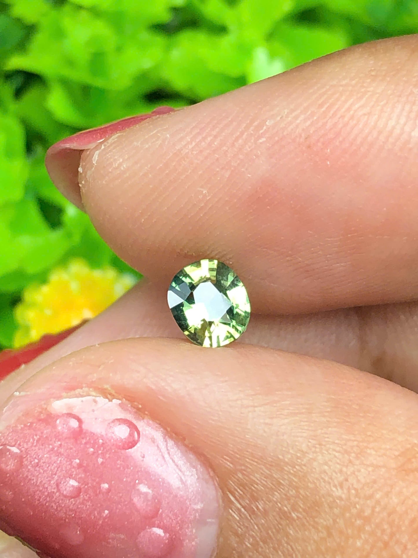 Natural Green sapphire Phan Thiet 0.55ct_09062615HG