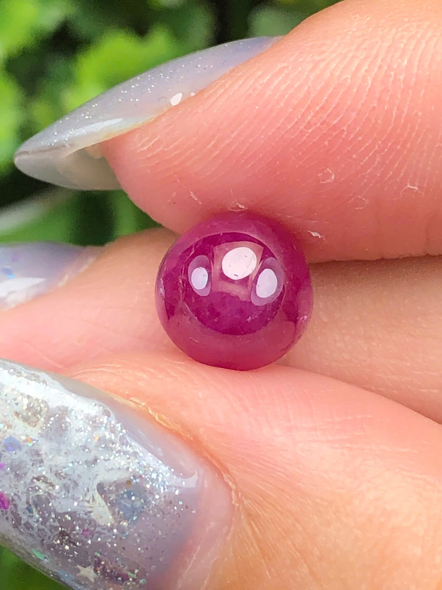 Natural Ruby Cacbochon Luc Yen 3,71ct -010606HG
