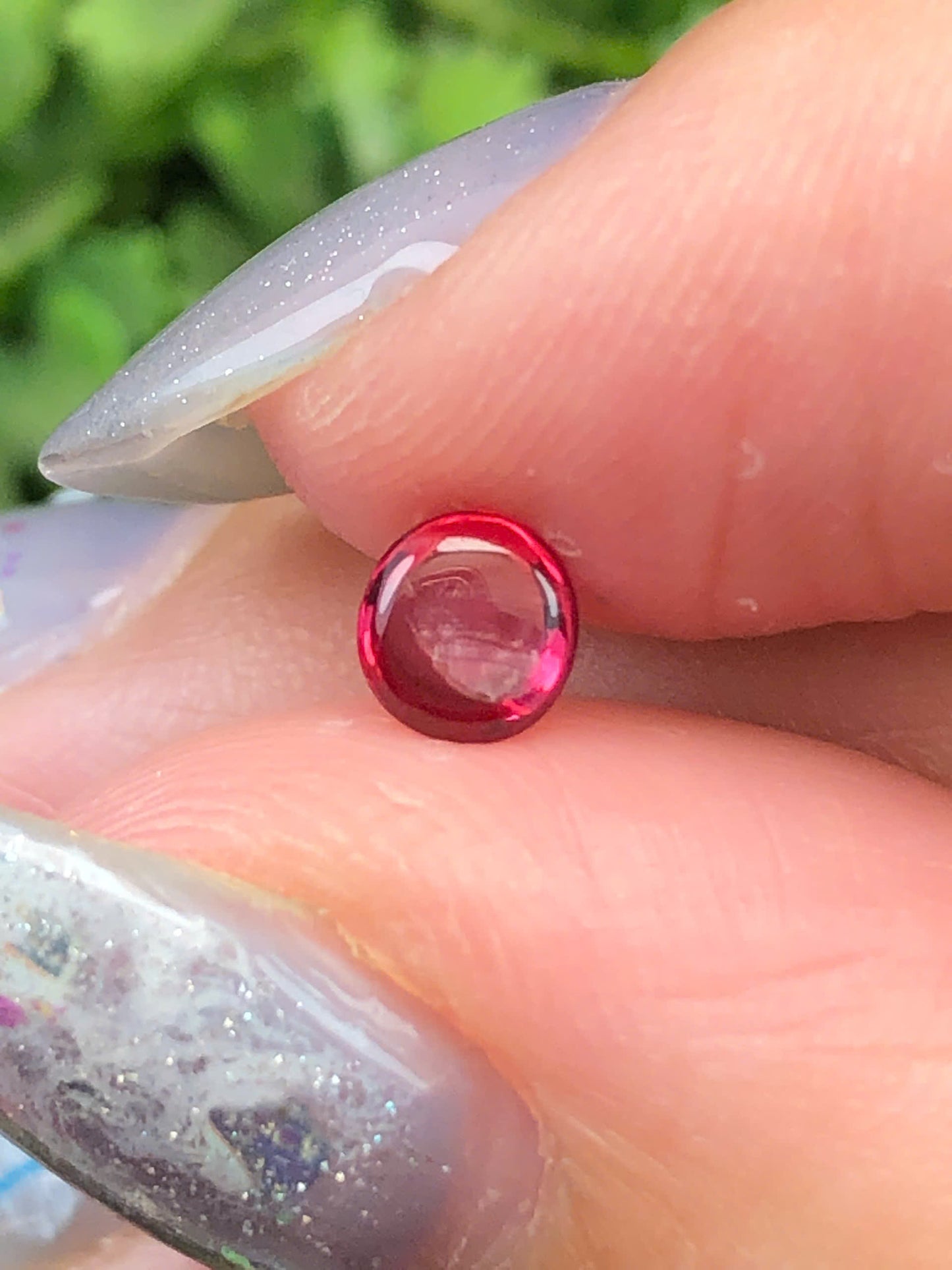 Natural red spinel cacbochon LucYen 0,47ct- 010612HG