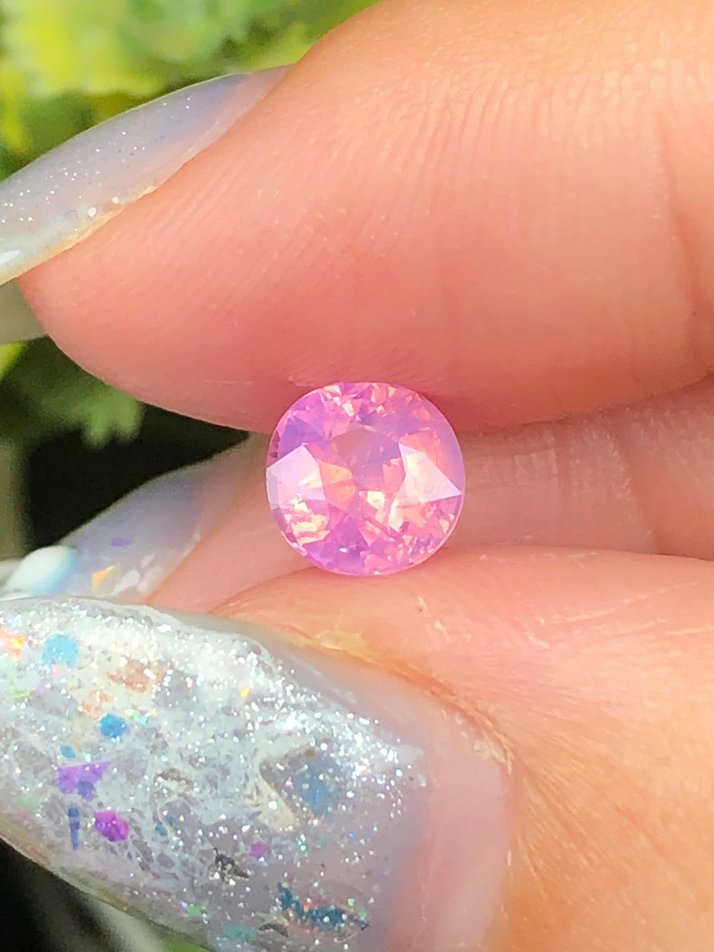 Natural pink silky sapphire Lucyen 1,13ct_HG