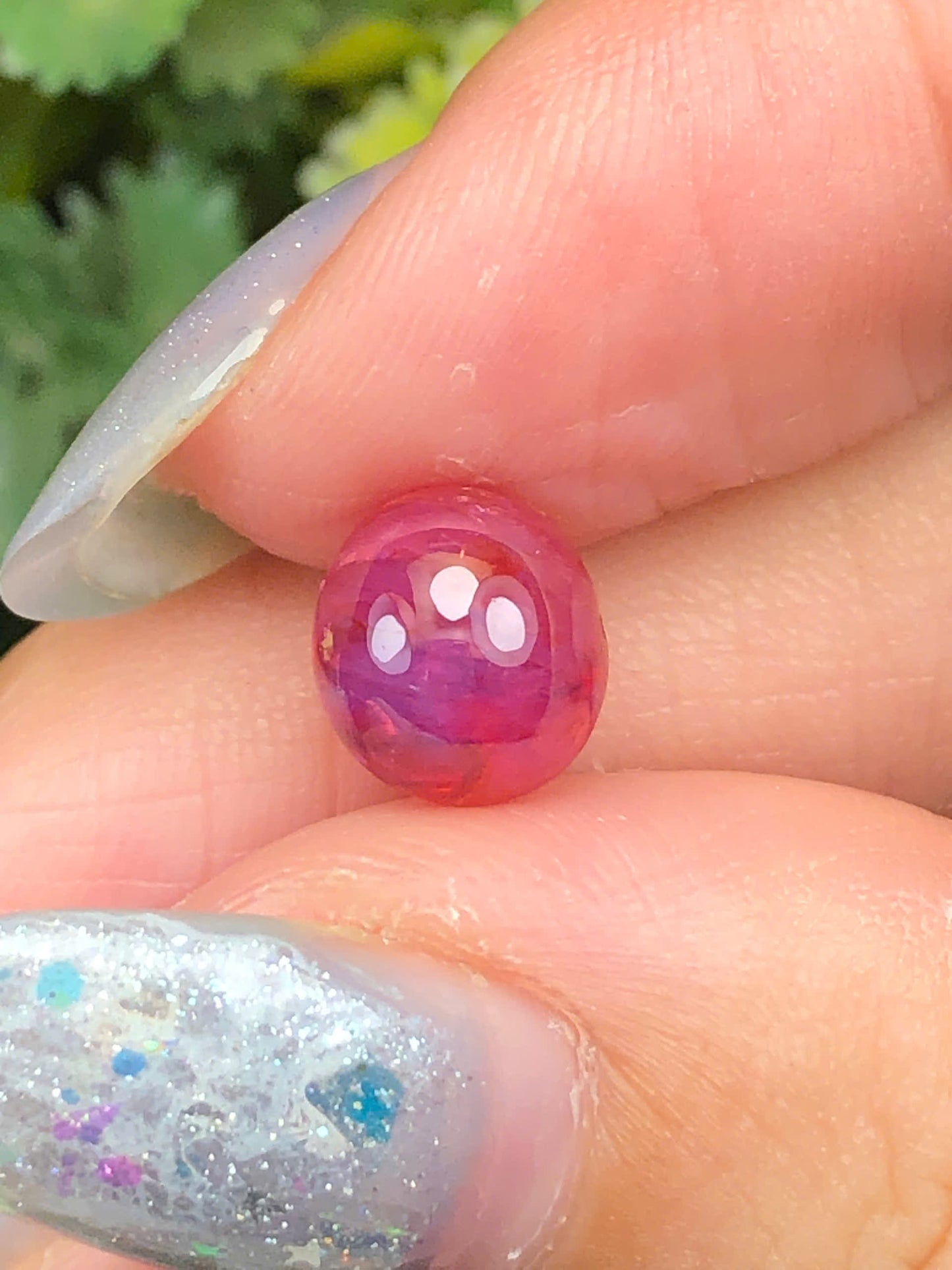Natural Red sapphire Cacbochon Luc Yen 3,58ct-130603HG