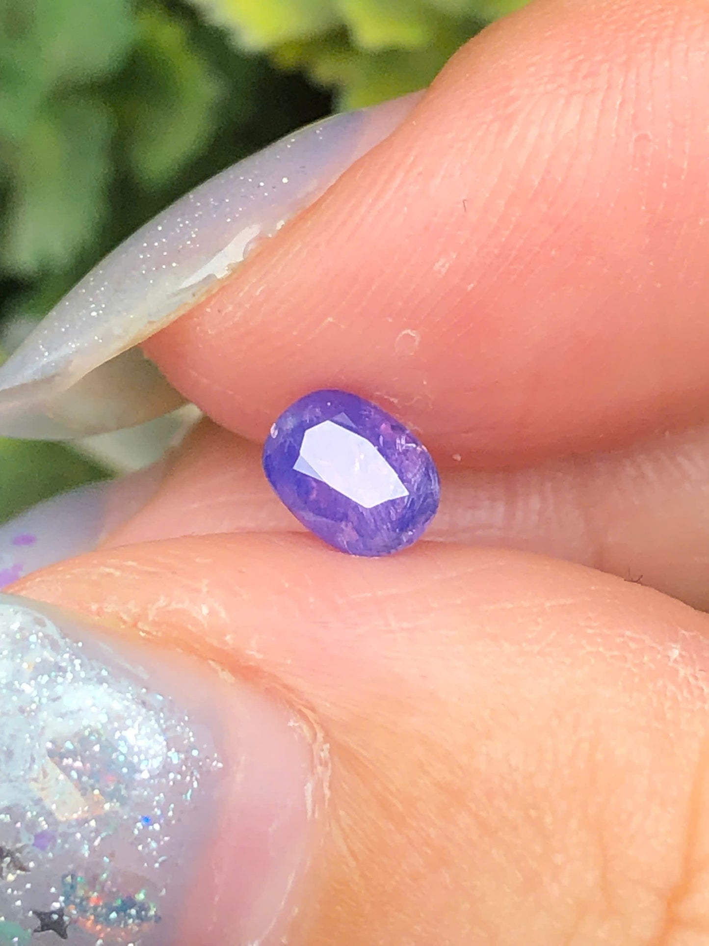 Natural purple sapphire 0.6ct_ 130604hu