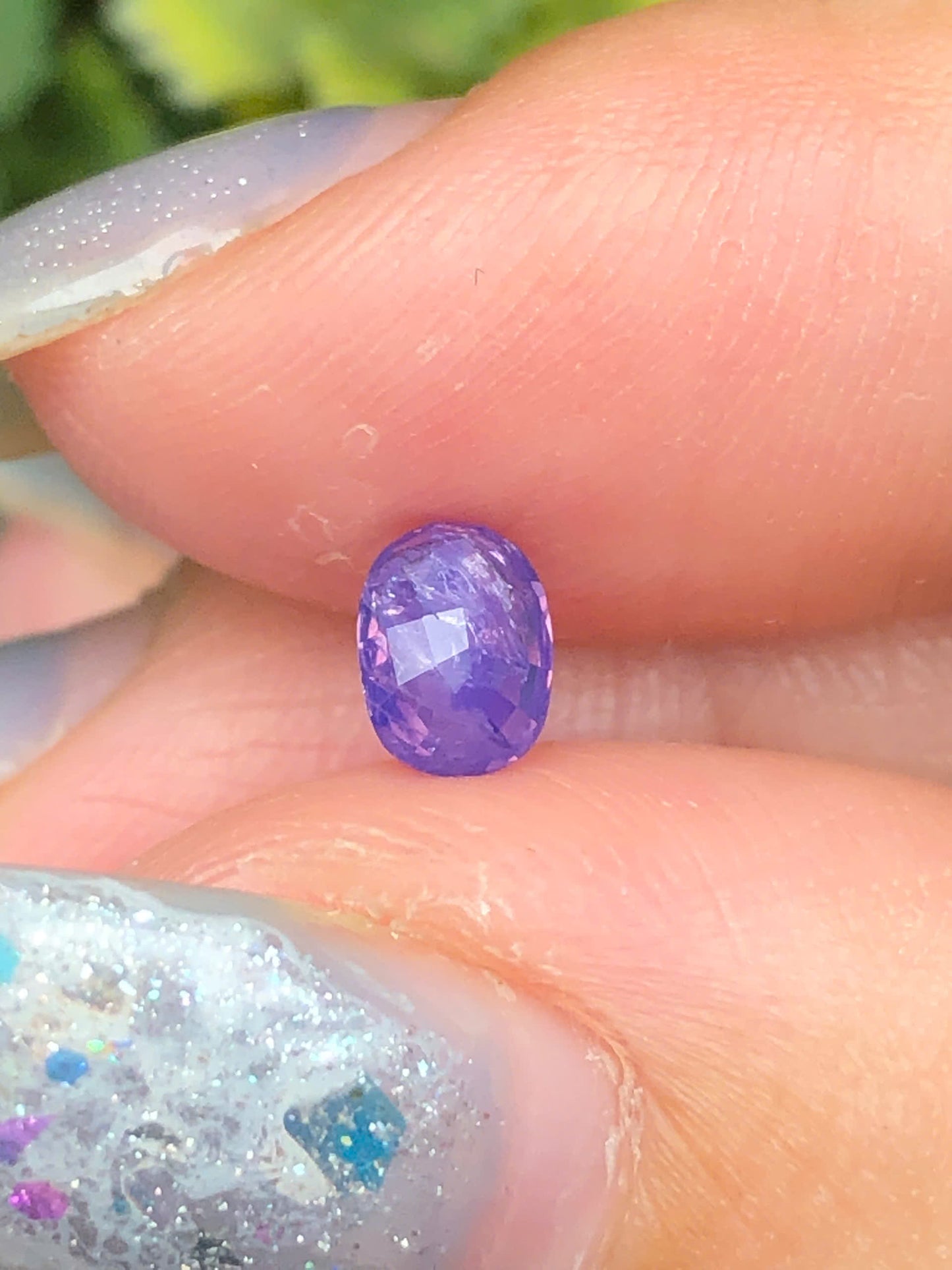 Natural purple sapphire 0.6ct_ 130604hu