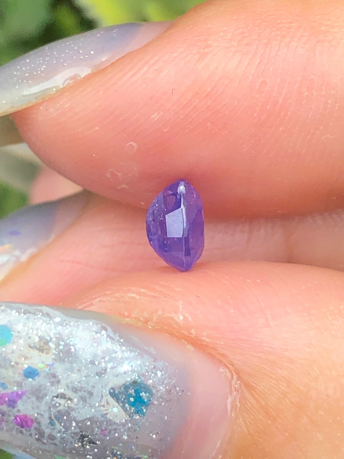 Natural purple sapphire 0.6ct_ 130604hu