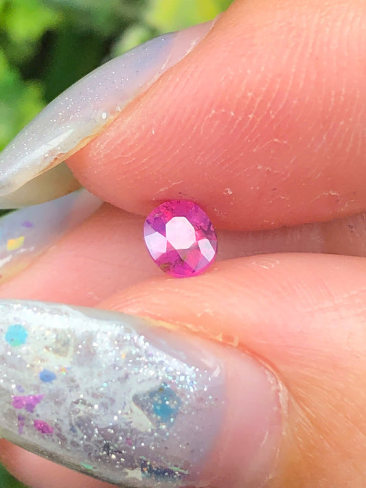 Natural Pink silky sapphire Lucyen 0,36ct_130640HU