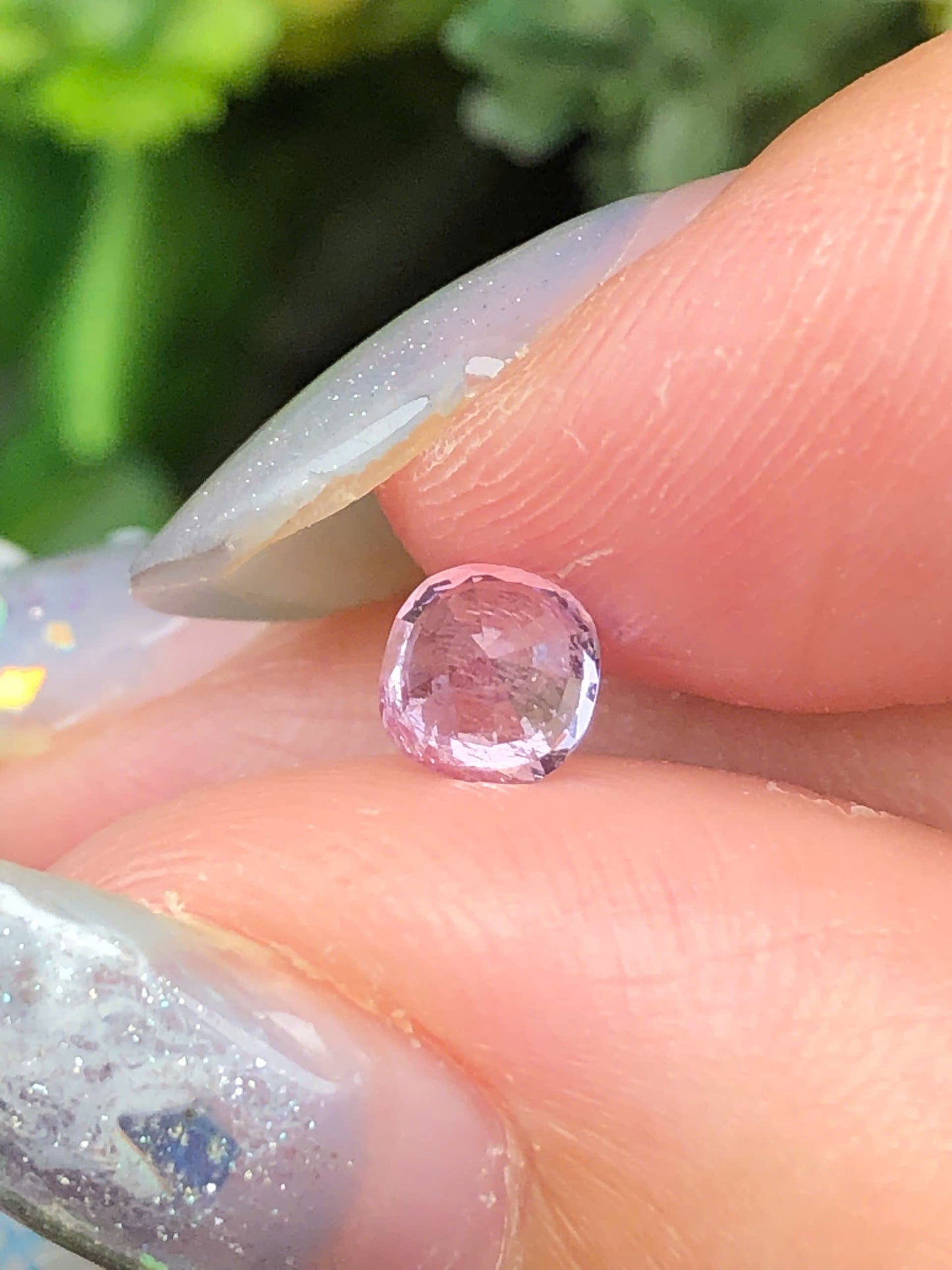 Natural White Pink Spinel LucYen 0.51ct - 150630HU