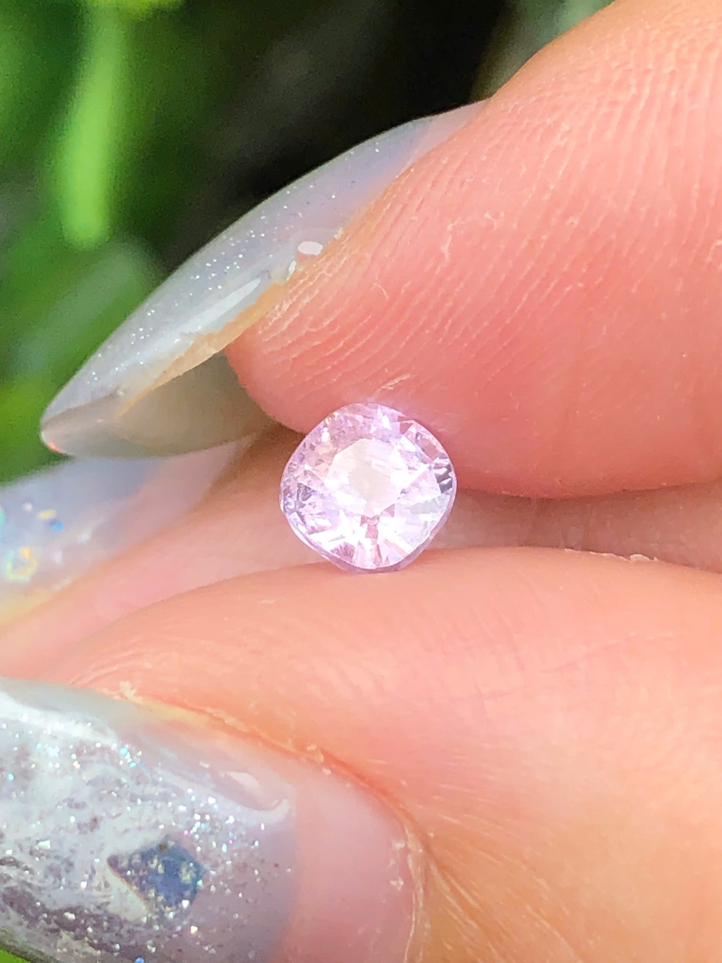 Natural White Pink Spinel LucYen 0.51ct - 150630HU