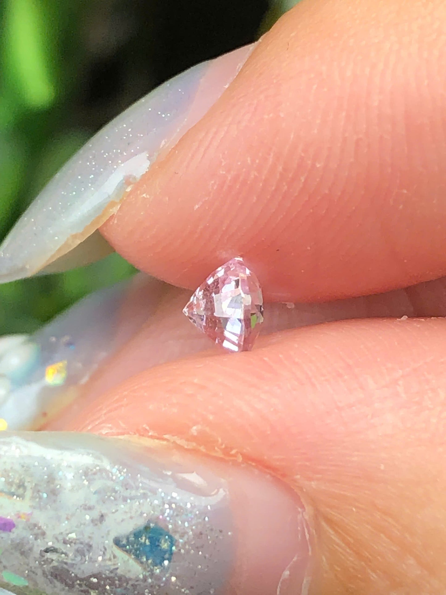 Natural White Pink Spinel LucYen 0.43ct - 150633hu
